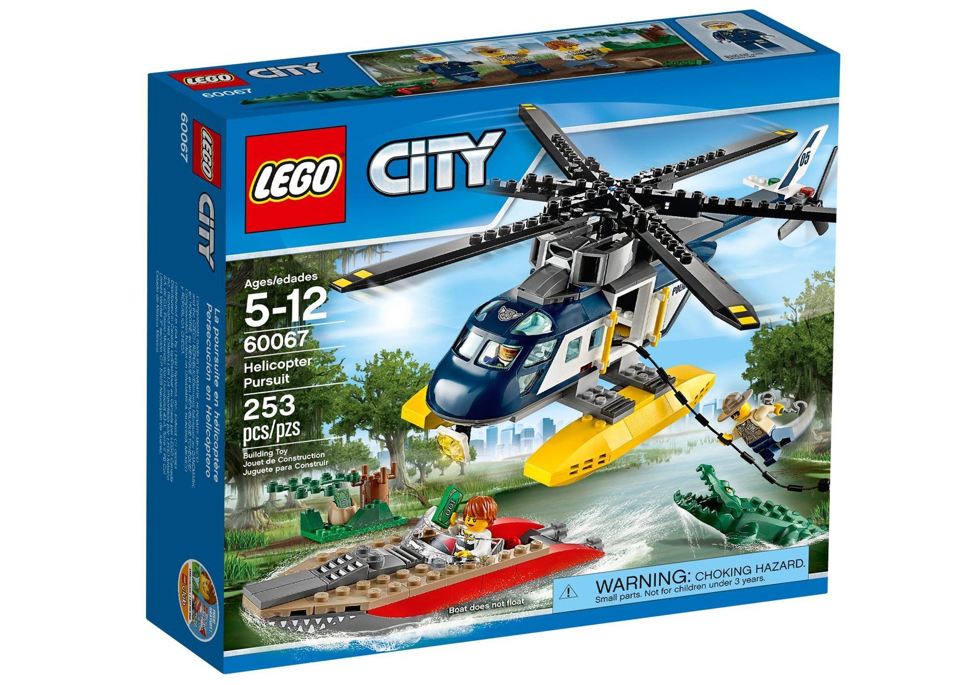 Lego 60067 City: Verfolgungsjagd im Hubschrauber - plegobil