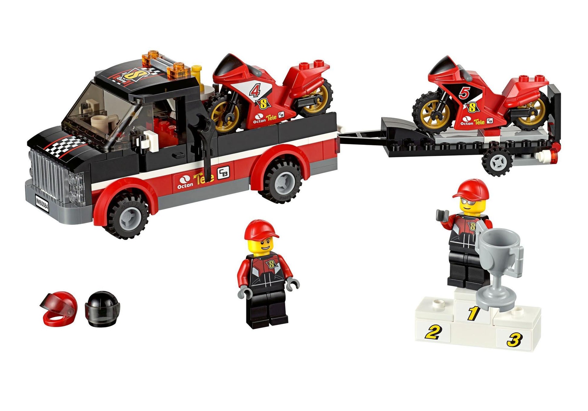 Lego 60084 City: Rennmotorrad-Transporter - plegobil