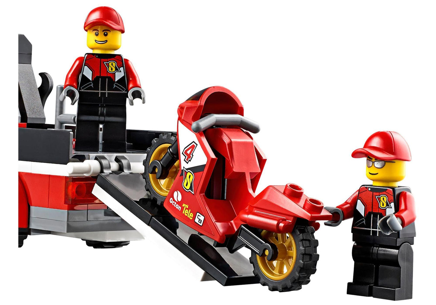 Lego 60084 City: Rennmotorrad-Transporter - plegobil