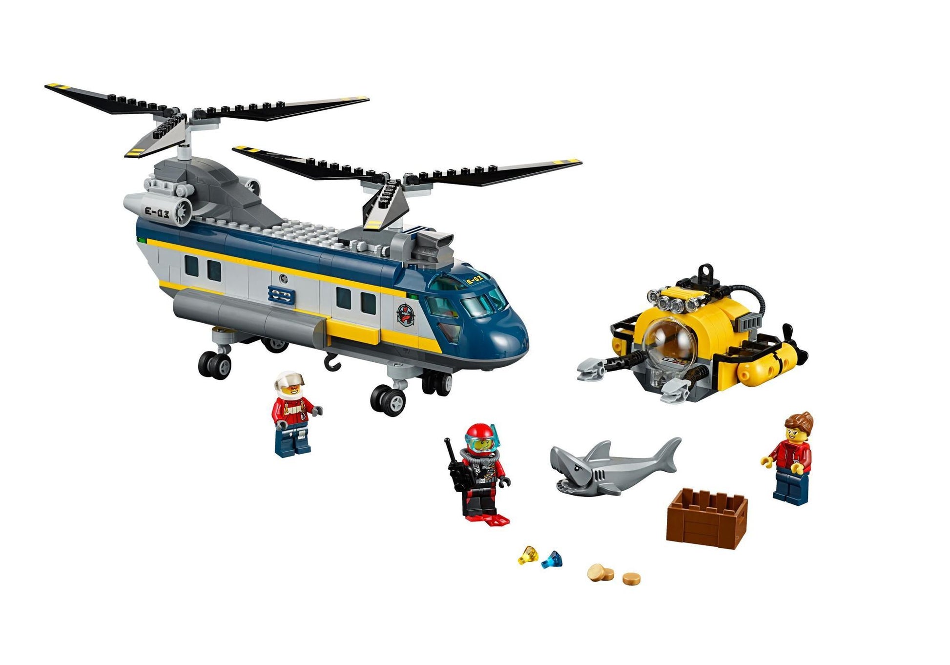 Lego 60093 City: Tiefsee-Helikopter - plegobil