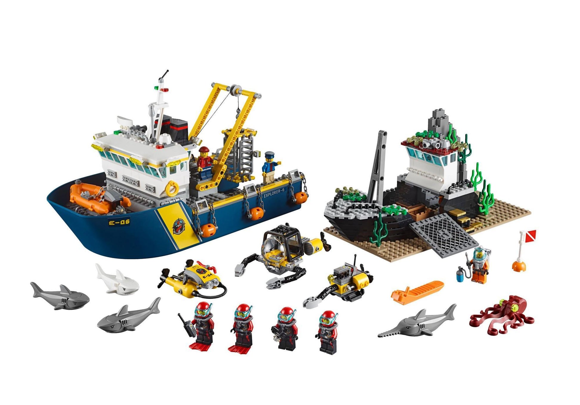 Lego 60095 City: Tiefsee-Expeditionsschiff - plegobil