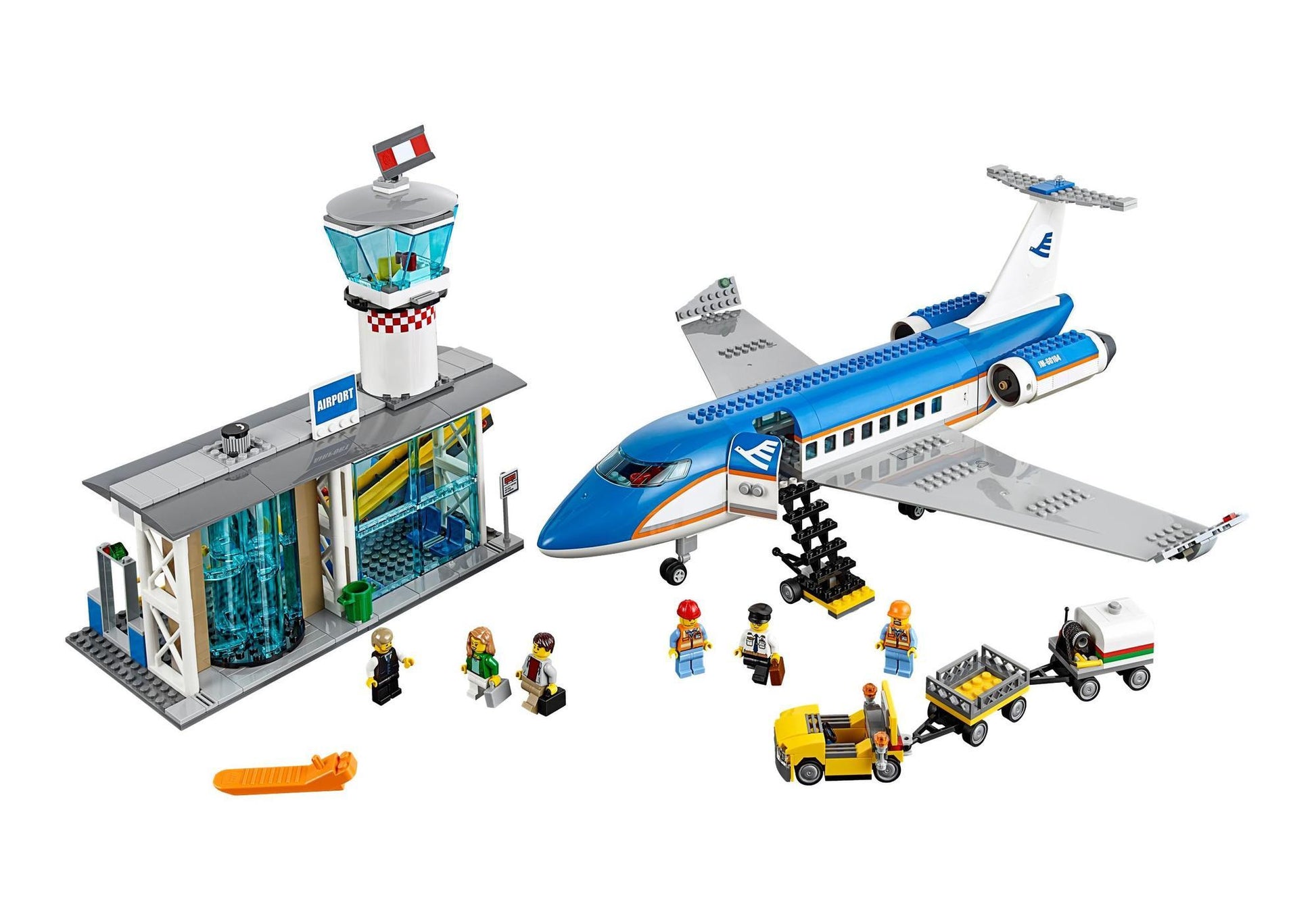 Lego 60104 City: Flughafen-Abfertigungshalle - plegobil