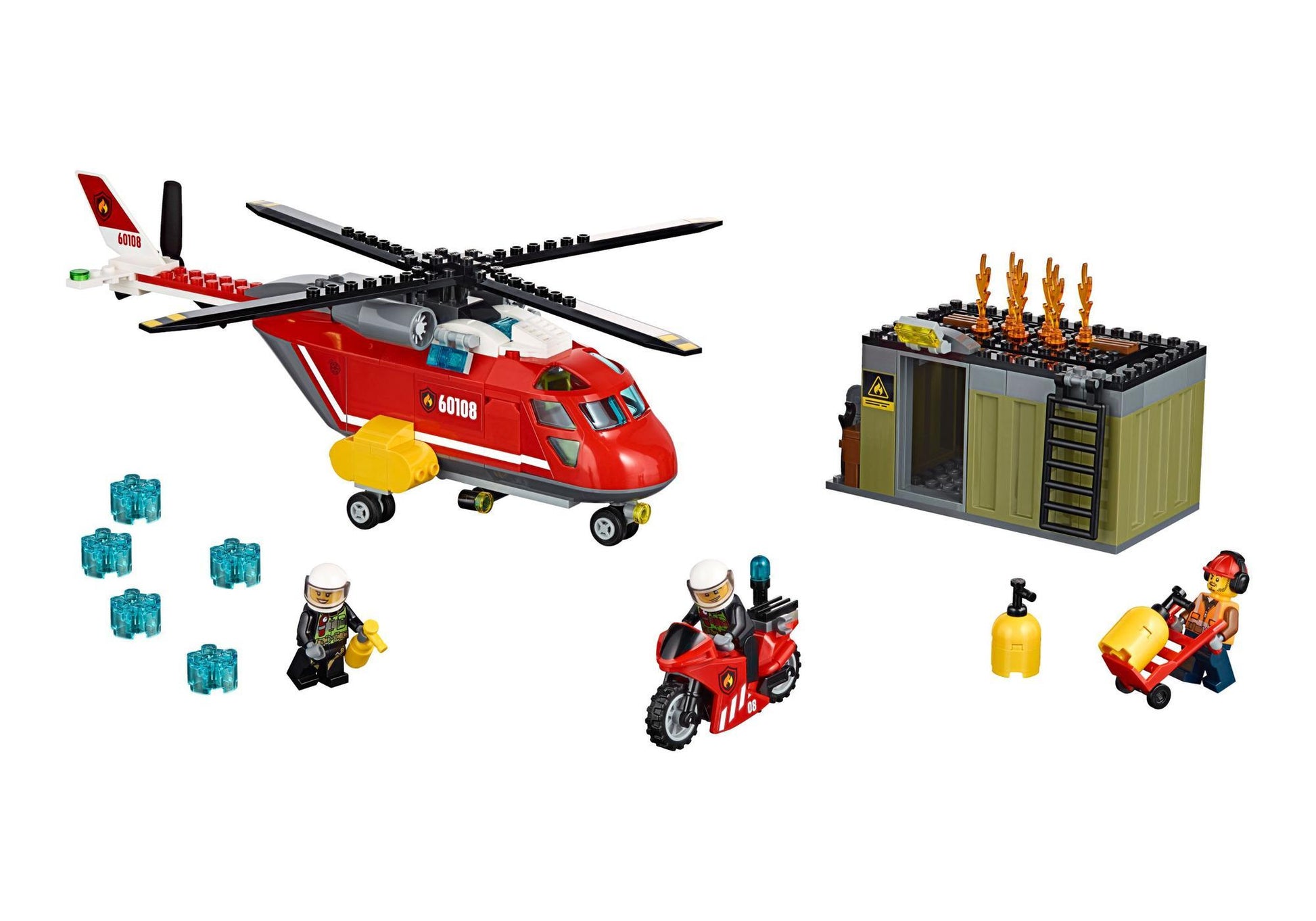 Lego 60108 City: Feuerwehr-Löscheinheit - plegobil