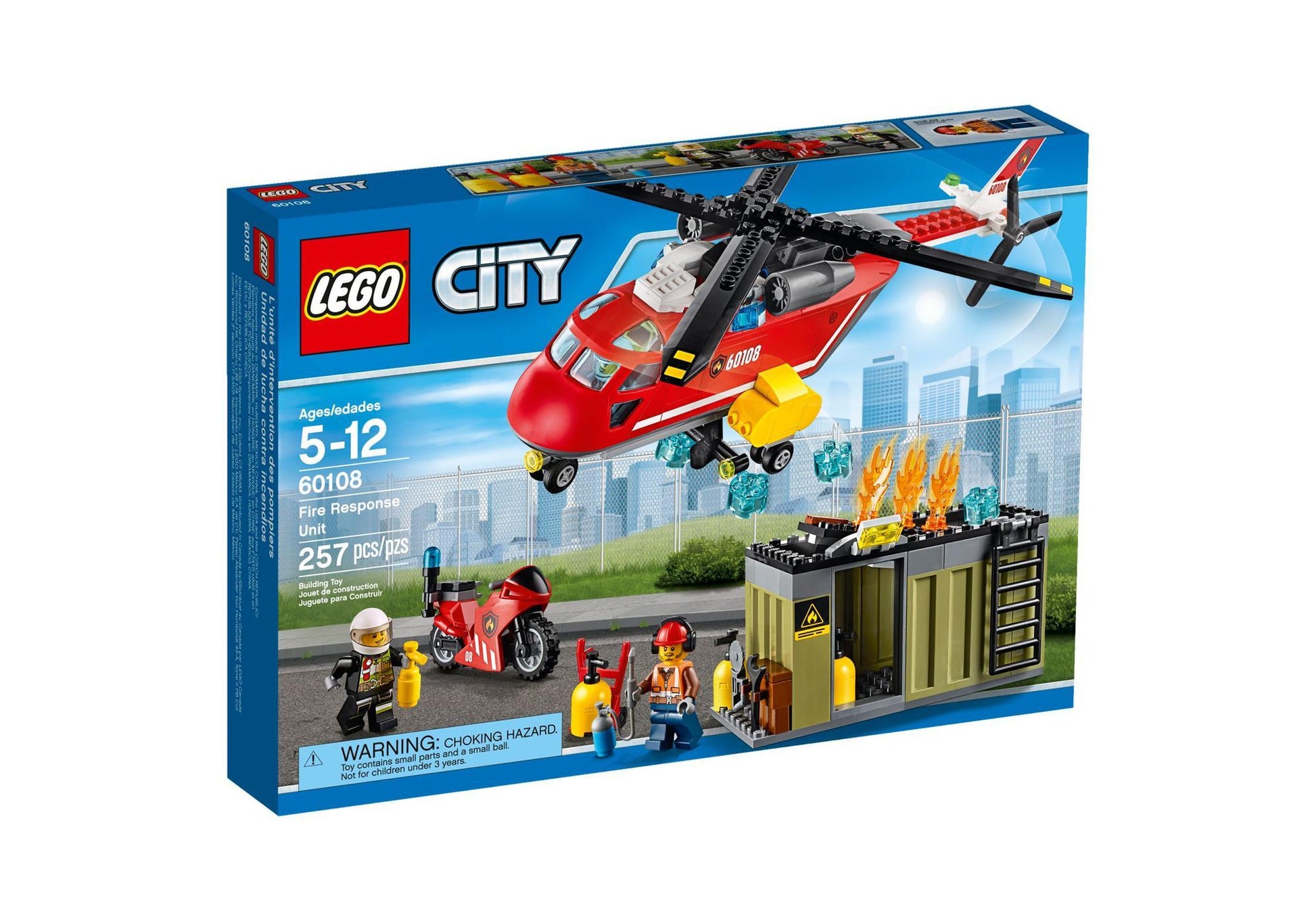 Lego 60108 City: Feuerwehr-Löscheinheit - plegobil