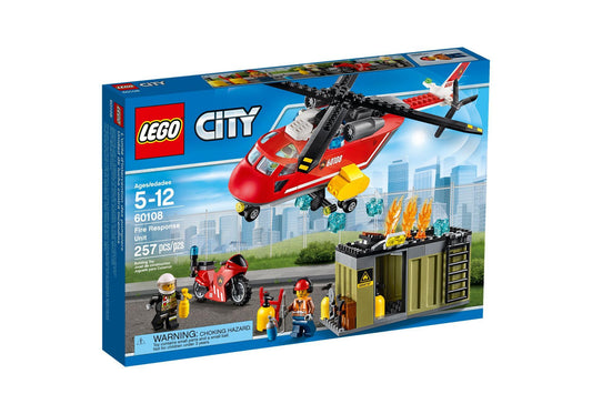 Lego 60108 City: Feuerwehr-Löscheinheit - plegobil