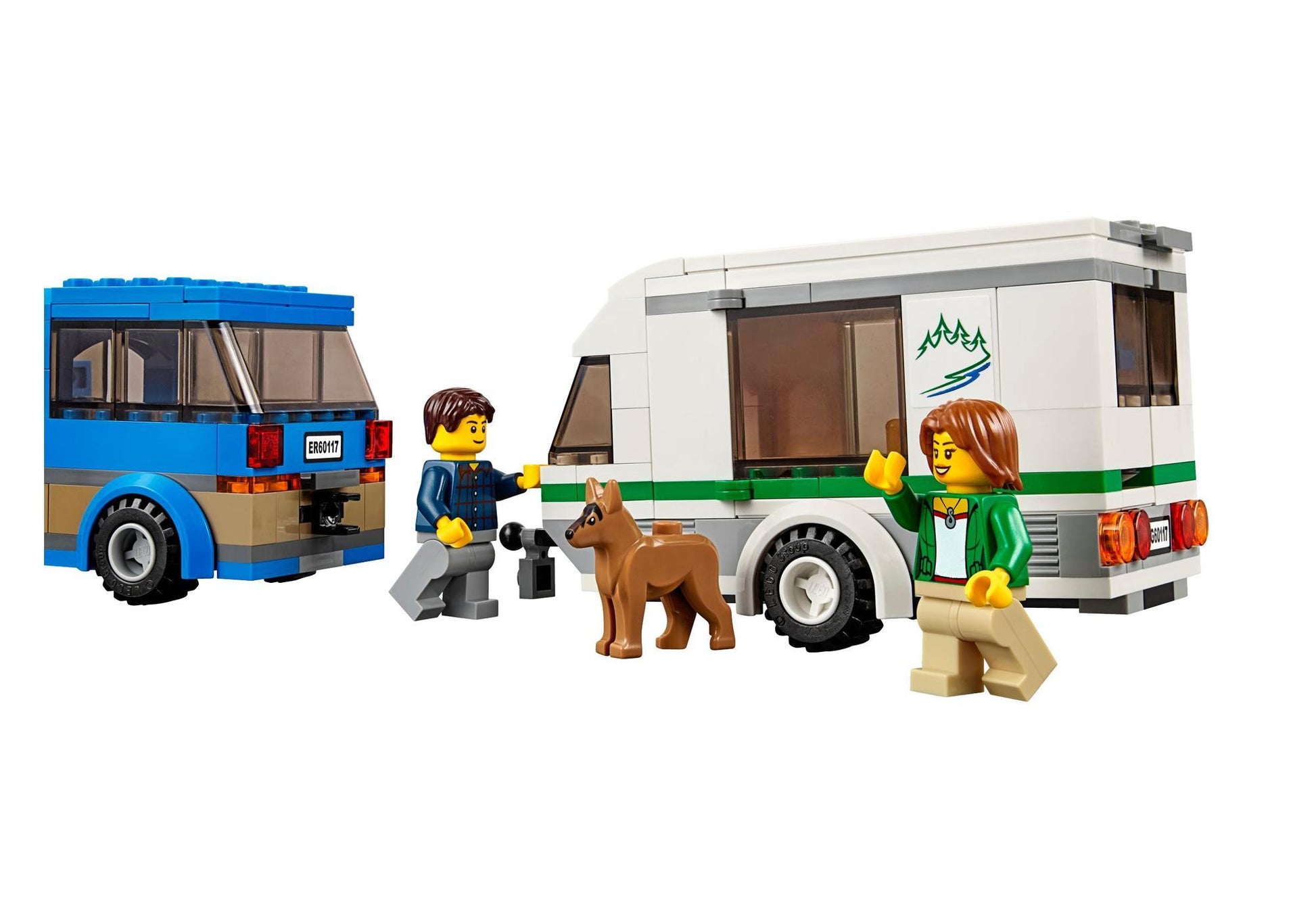 Lego 60117 City: Van & Wohnwagen - plegobil