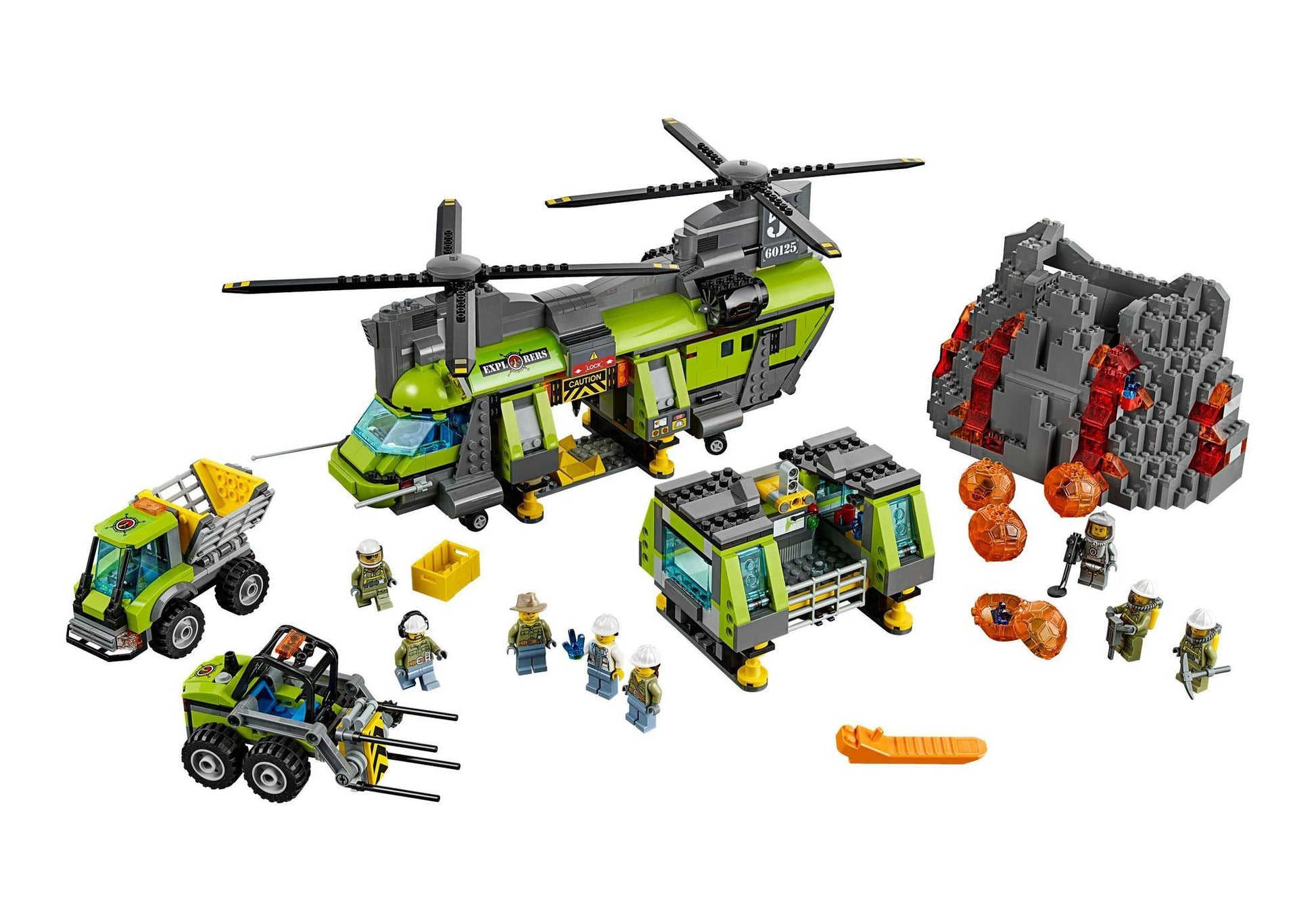 Lego 60125 City: Vulkan-Schwerlasthelikopter - plegobil