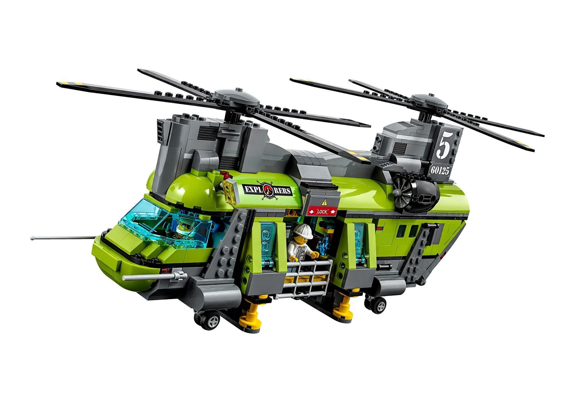 Lego 60125 City: Vulkan-Schwerlasthelikopter - plegobil