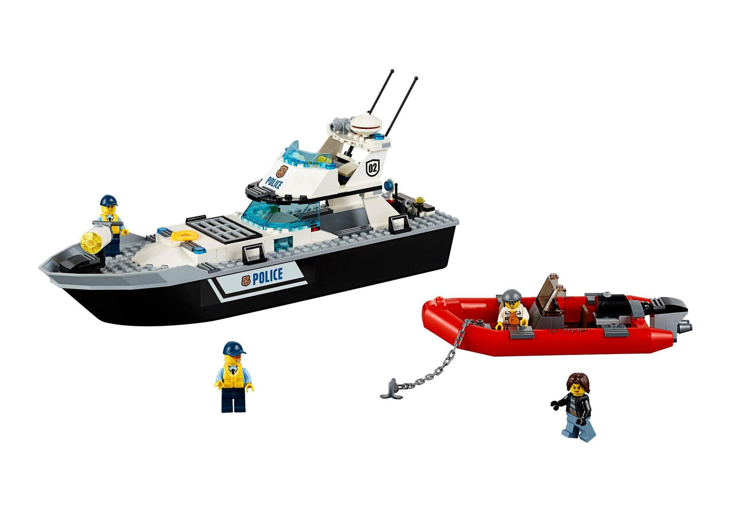 Lego 60129 City: Polizei-Patrouillen-Boot - plegobil