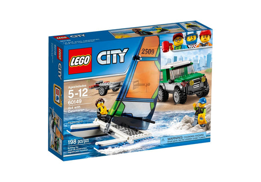 Lego 60149 City: Geländewagen mit Katamaran - plegobil