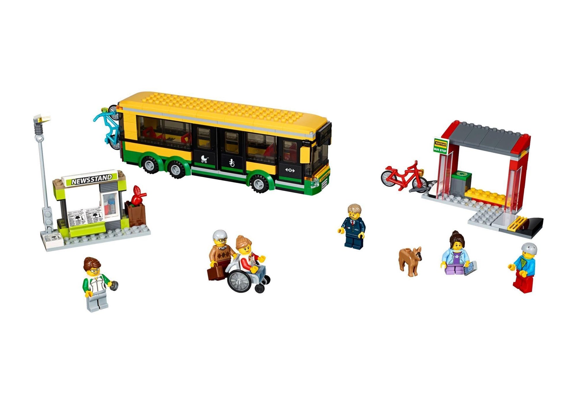 Lego 60154 City: Busbahnhof - plegobil