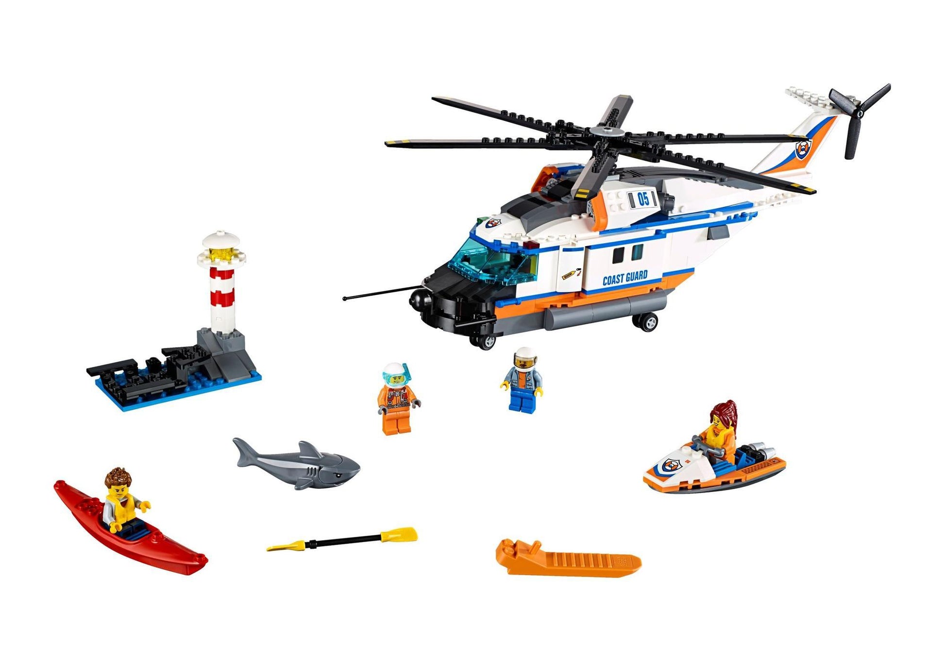 Lego 60166 City: Seenot-Rettungshubschrauber - plegobil