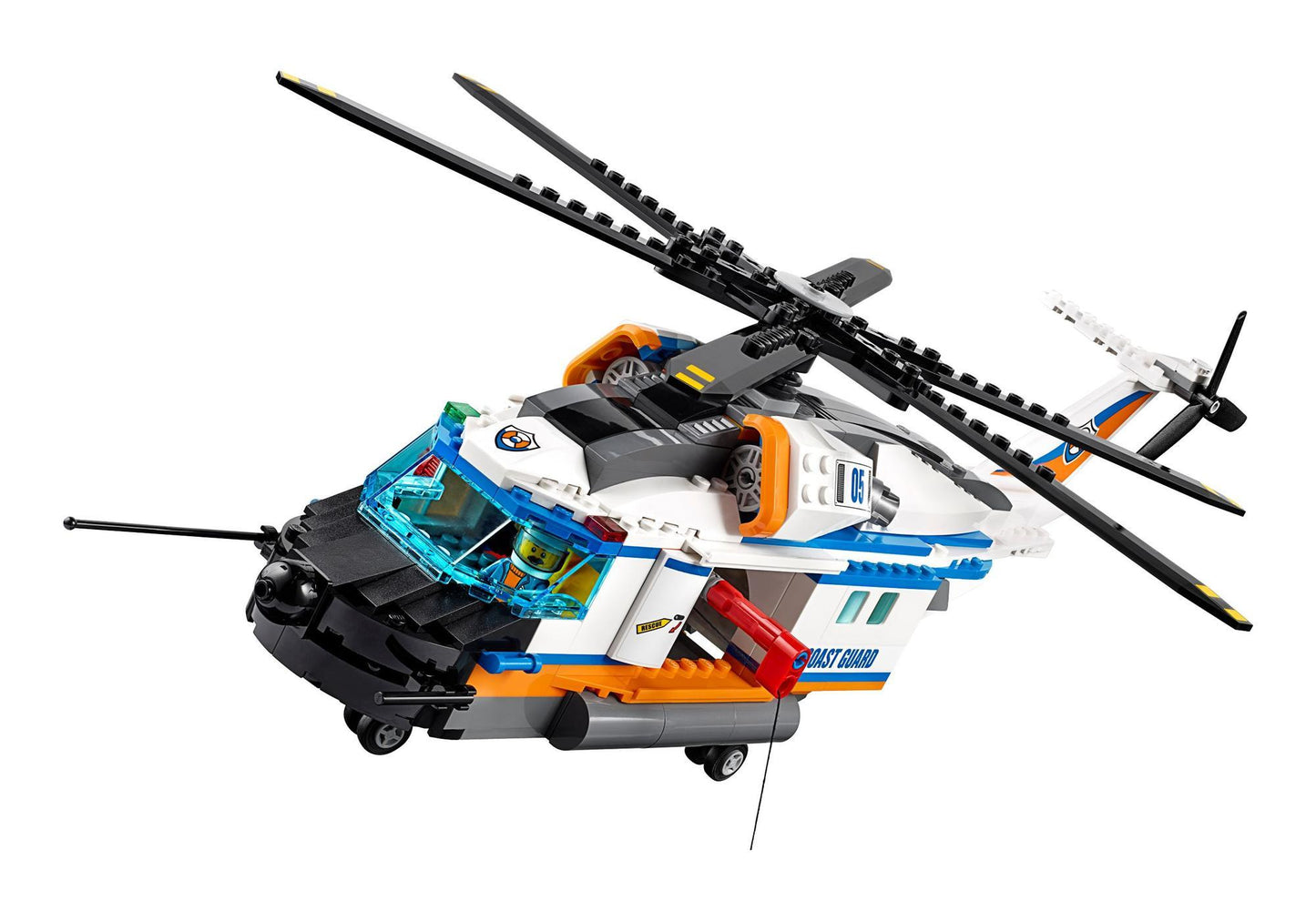 Lego 60166 City: Seenot-Rettungshubschrauber - plegobil