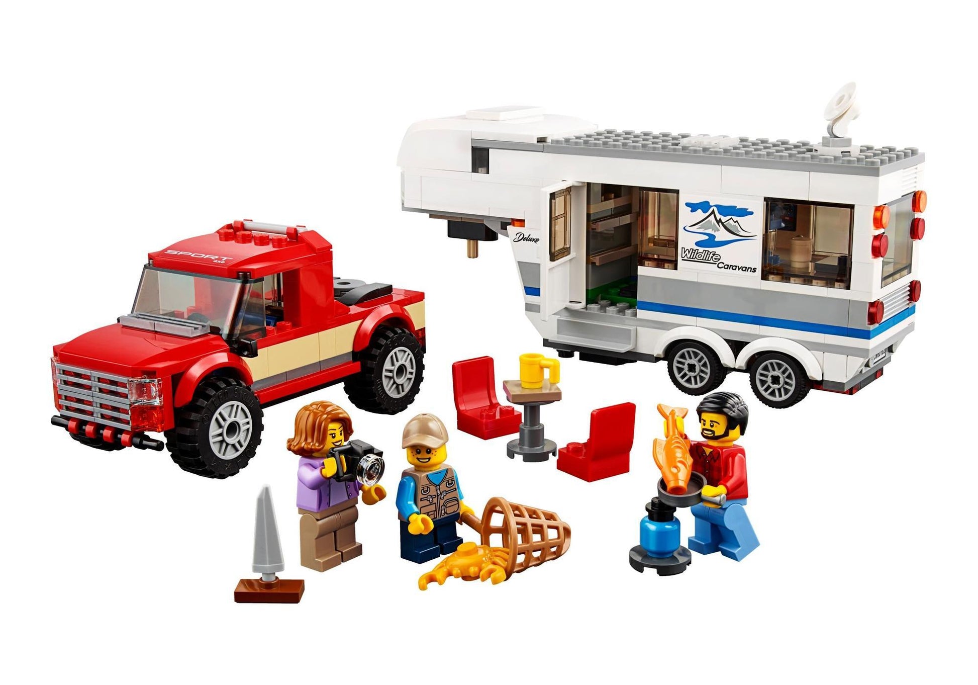 Lego 60182 City: Pickup & Wohnwagen - plegobil