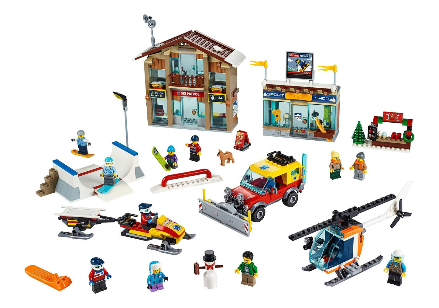 Lego 60203 City: Ski Resort - plegobil