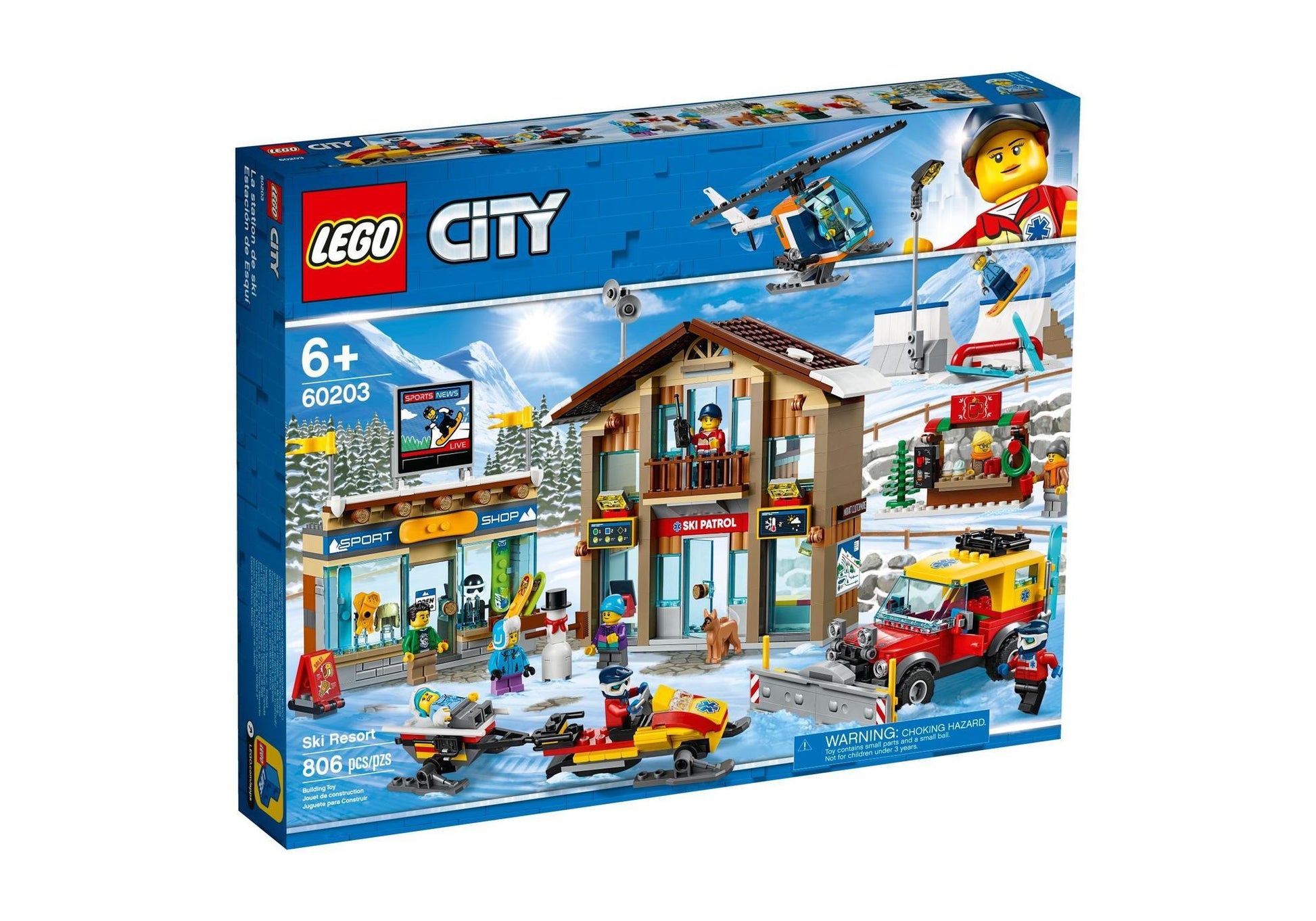 Lego 60203 City: Ski Resort - plegobil