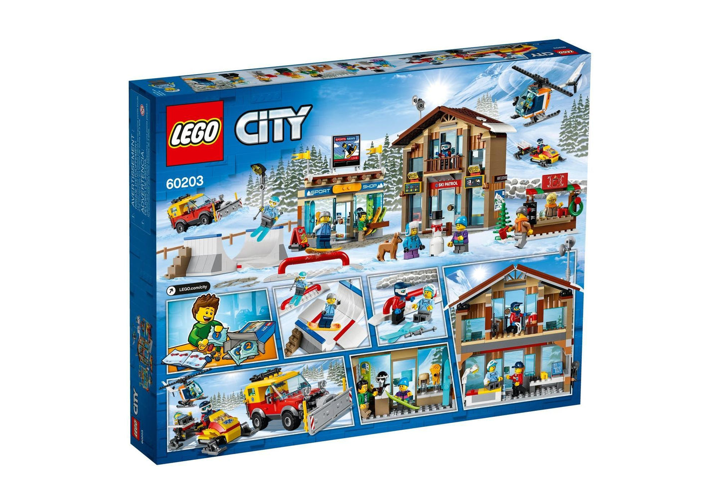 Lego 60203 City: Ski Resort - plegobil