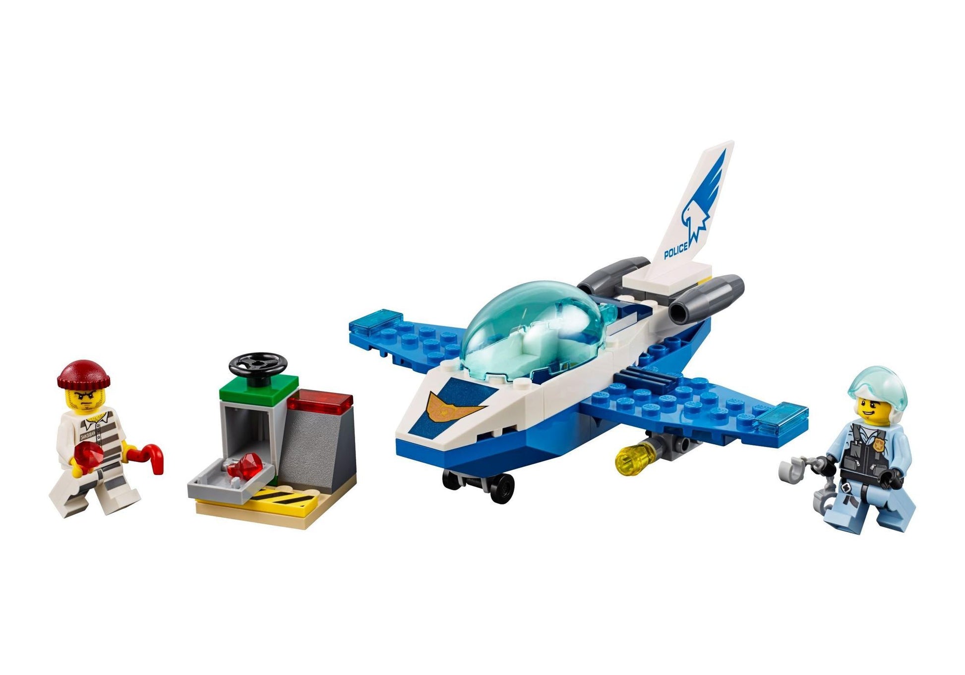 Lego 60206 City: Polizei Flugzeugpatrouille - plegobil