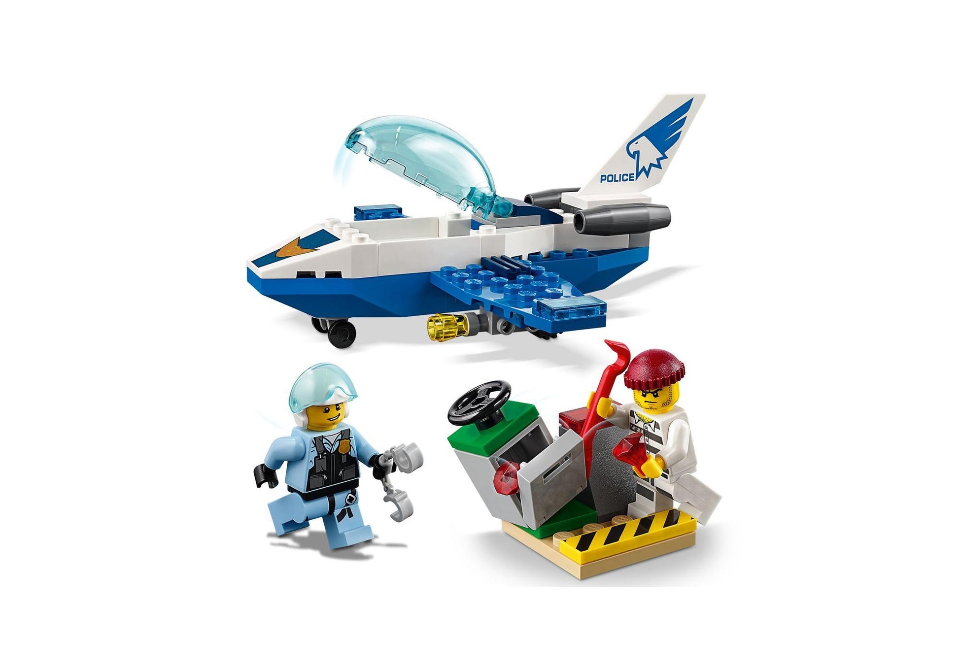 Lego 60206 City: Polizei Flugzeugpatrouille - plegobil