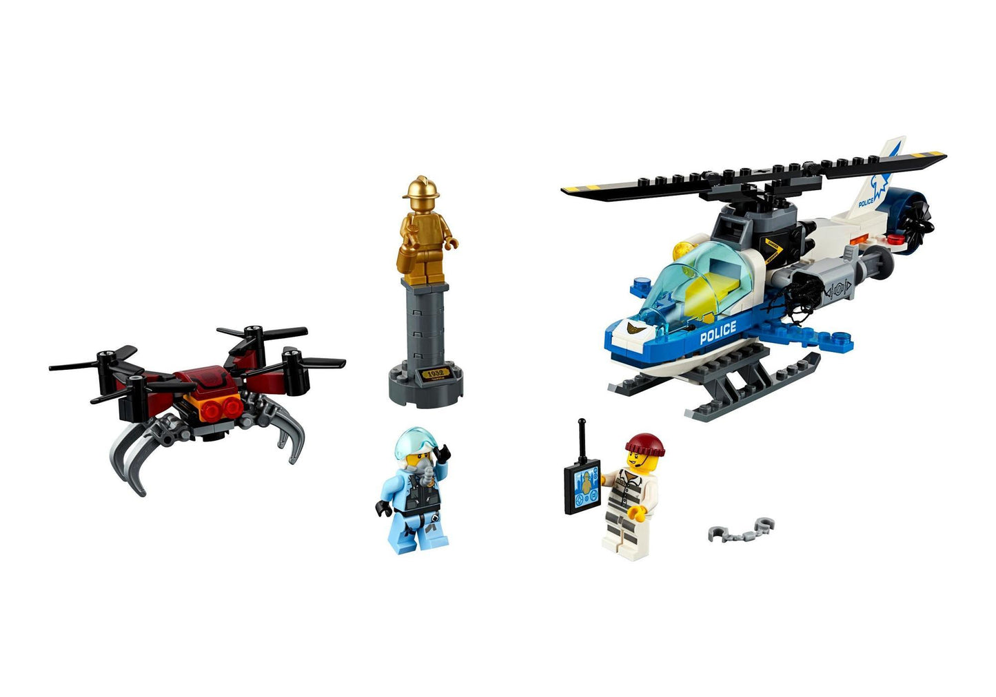 Lego 60207 City: Polizei Drohnenjagd - plegobil