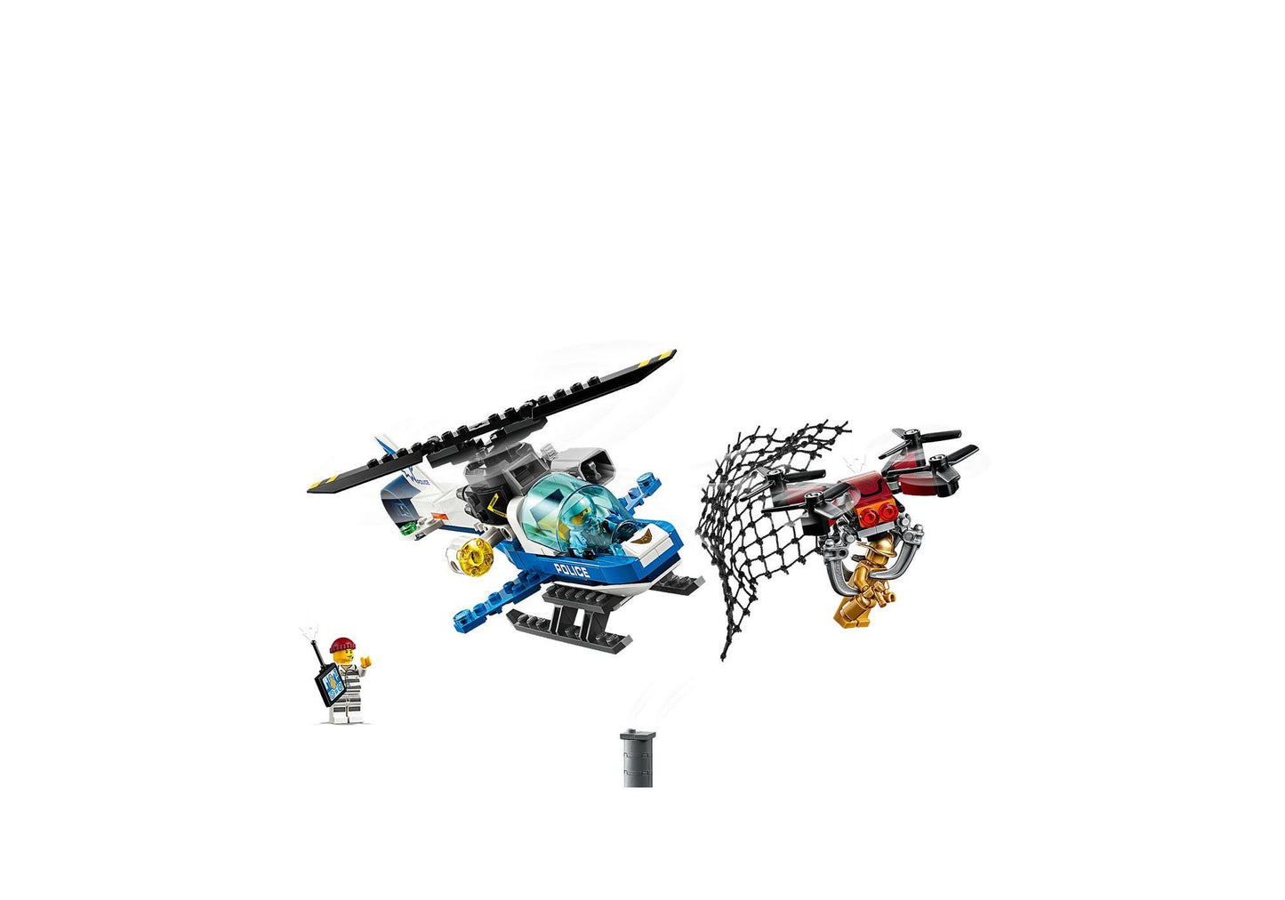 Lego 60207 City: Polizei Drohnenjagd - plegobil