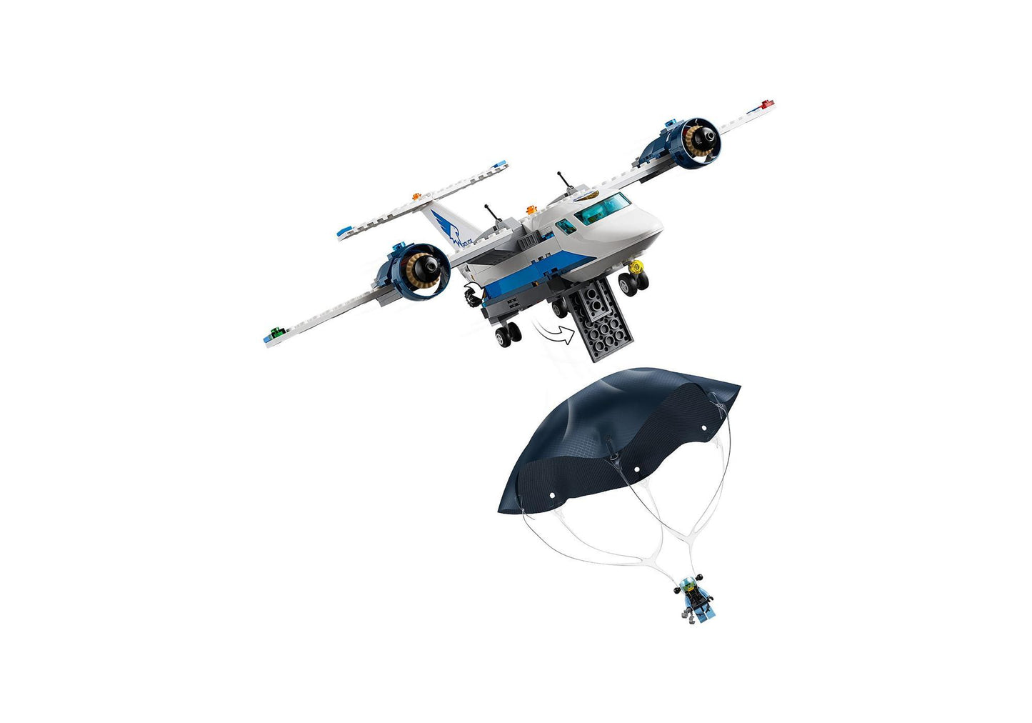 Lego 60210 City: Polizei Fliegerstützpunkt - plegobil