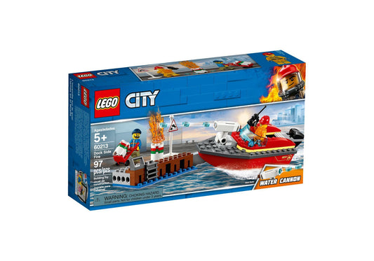Lego 60213 City: Feuerwehr am Hafen - plegobil