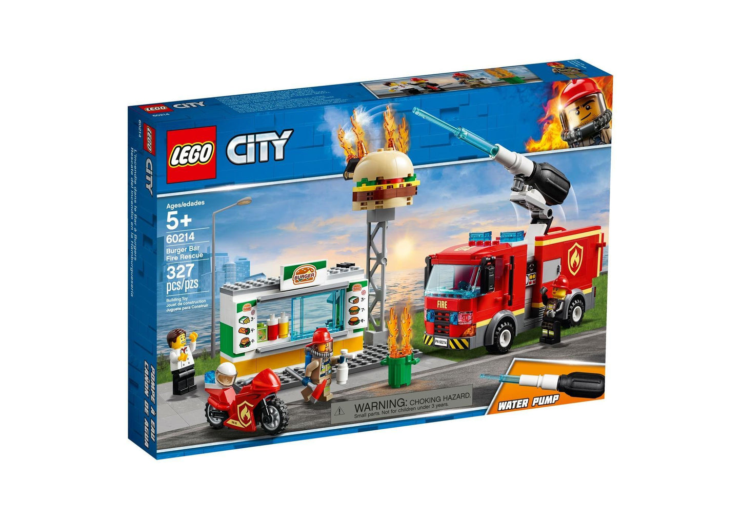 Lego 60214 City: Feuerwehreinsatz im Burger-Restaurant - plegobil