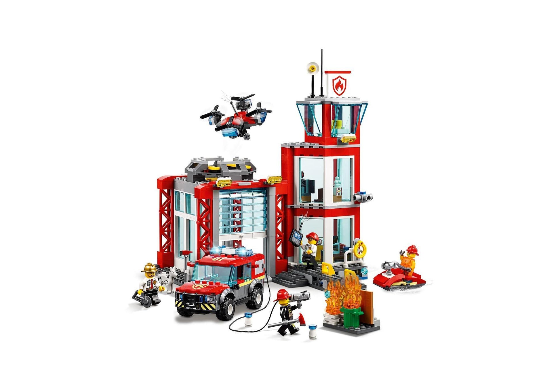 Lego 60215 City: Feuerwehrstation - plegobil