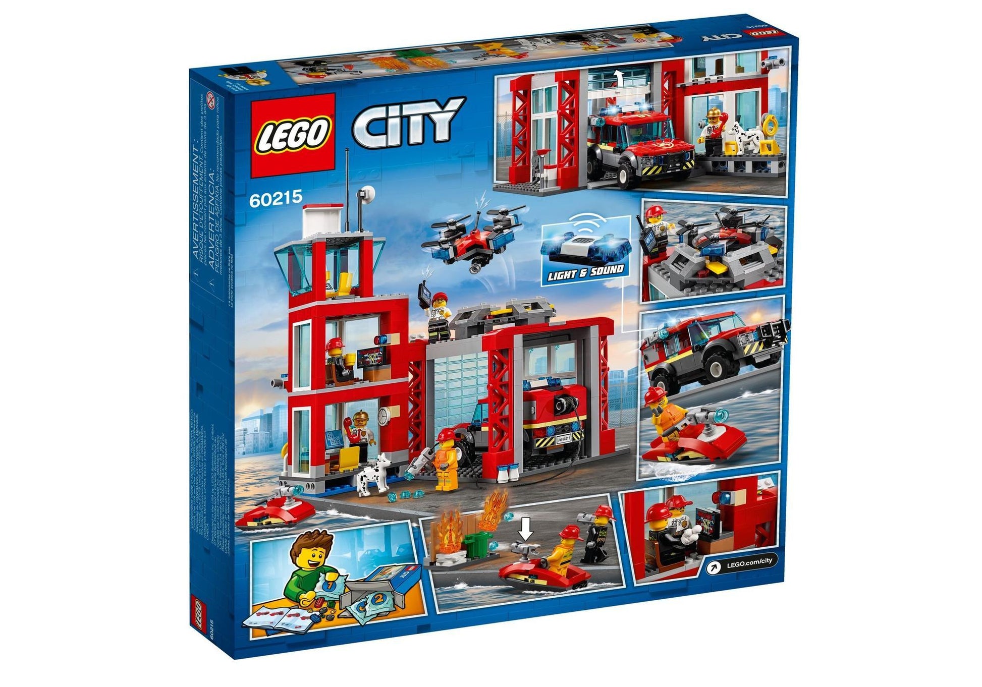Lego 60215 City: Feuerwehrstation - plegobil
