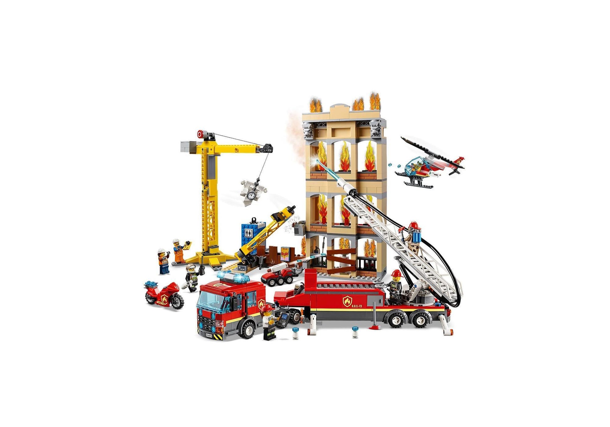 Lego 60216 City: Feuerwehr in der Stadt - plegobil