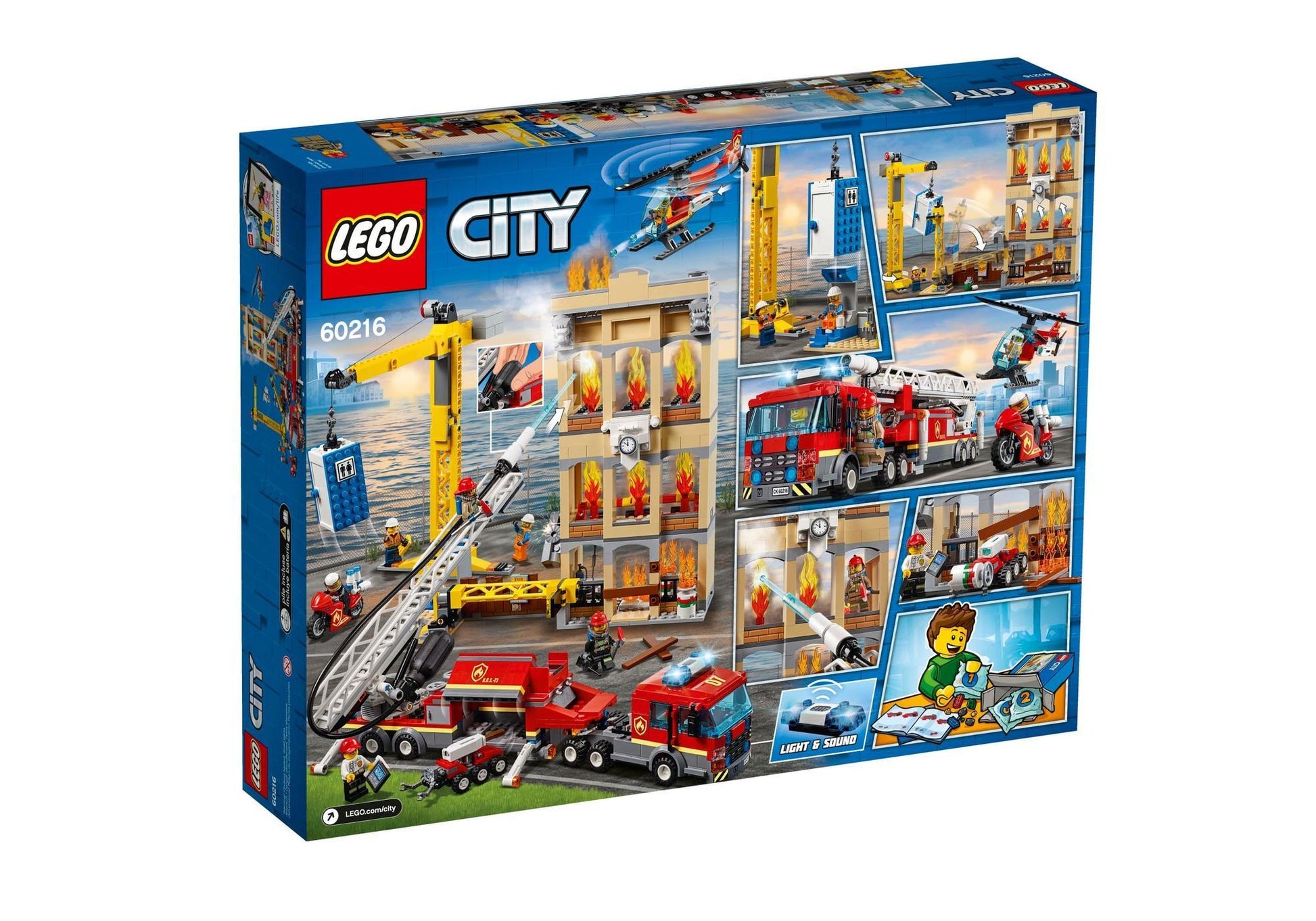 Lego 60216 City: Feuerwehr in der Stadt - plegobil