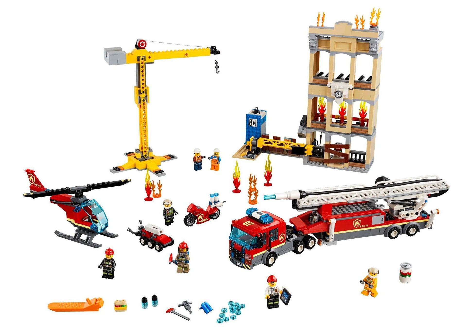Lego 60216 City: Feuerwehr in der Stadt - plegobil