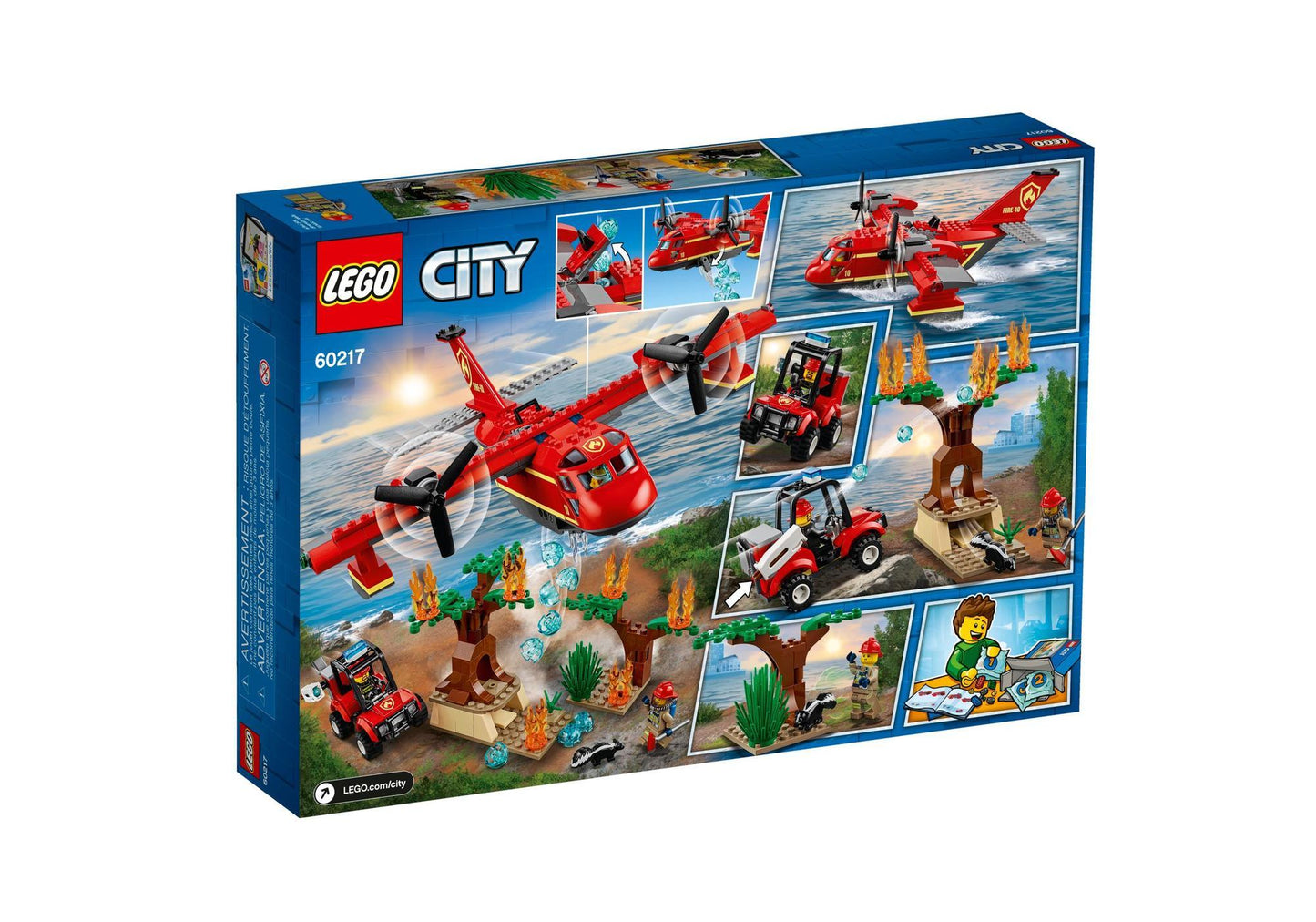 Lego 60217 City: Löschflugzeug der Feuerwehr - plegobil