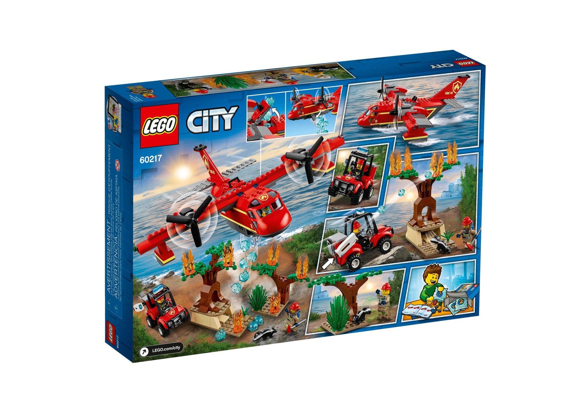 Lego 60217 City: Löschflugzeug der Feuerwehr - plegobil