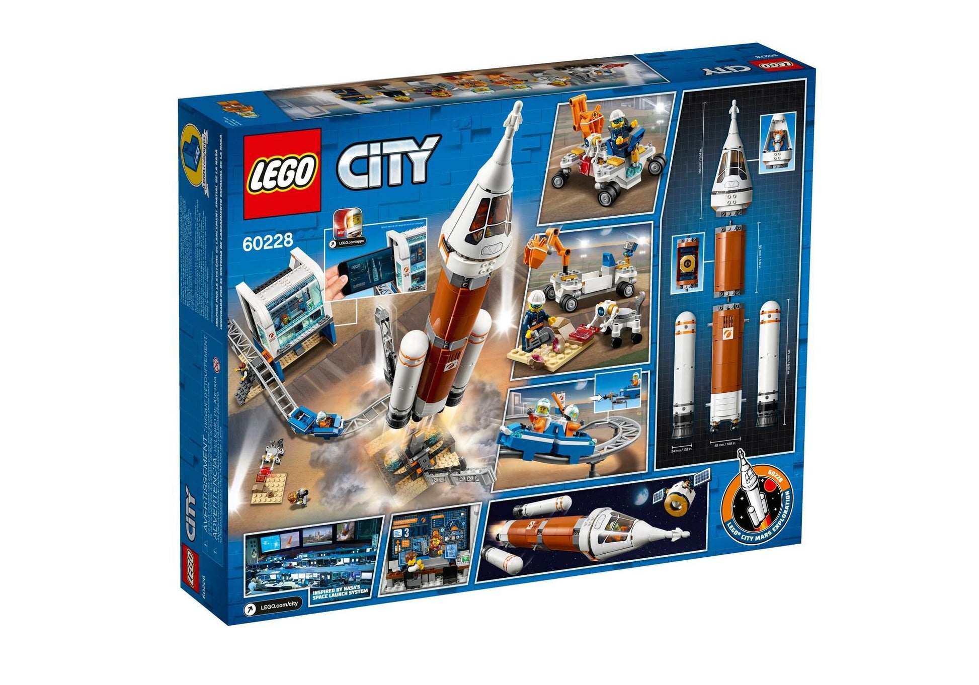 Lego 60228 City: Mars Mission Weltraum-Forschungsraketen-Kontrollzentrum - plegobil