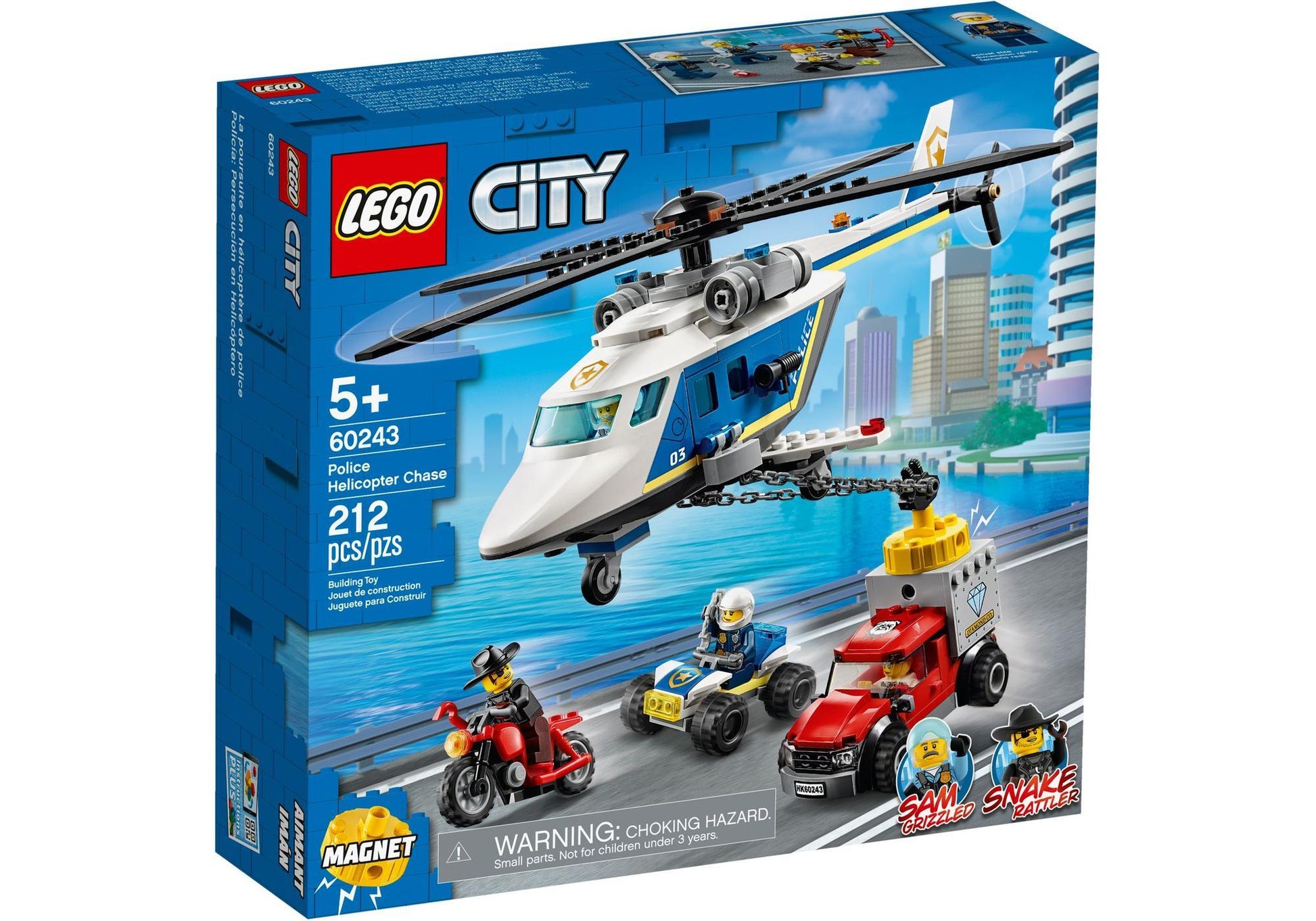 Lego 60243 City: Verfolgungsjagd mit dem Polizeihubschrauber - plegobil