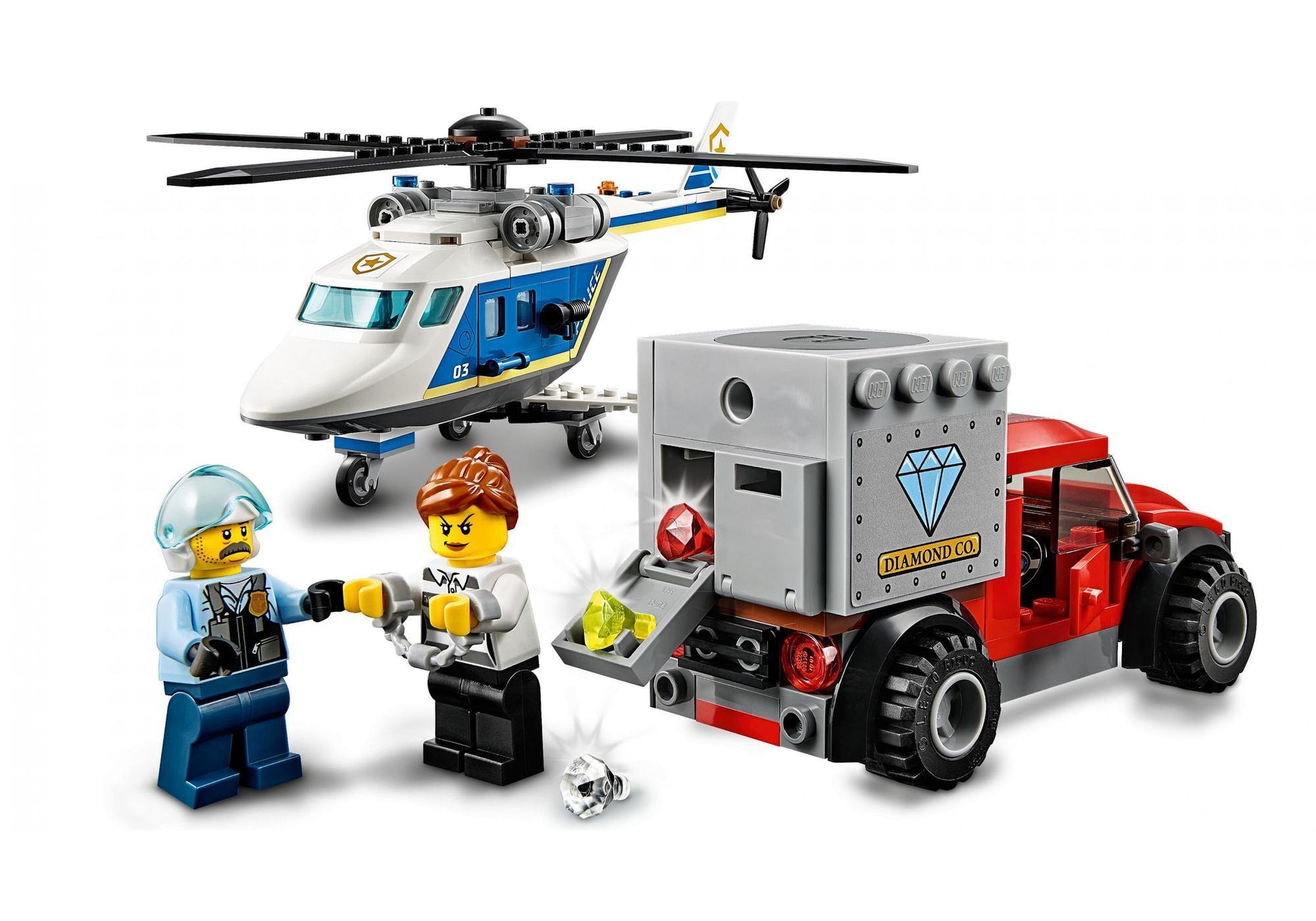 Lego 60243 City: Verfolgungsjagd mit dem Polizeihubschrauber - plegobil