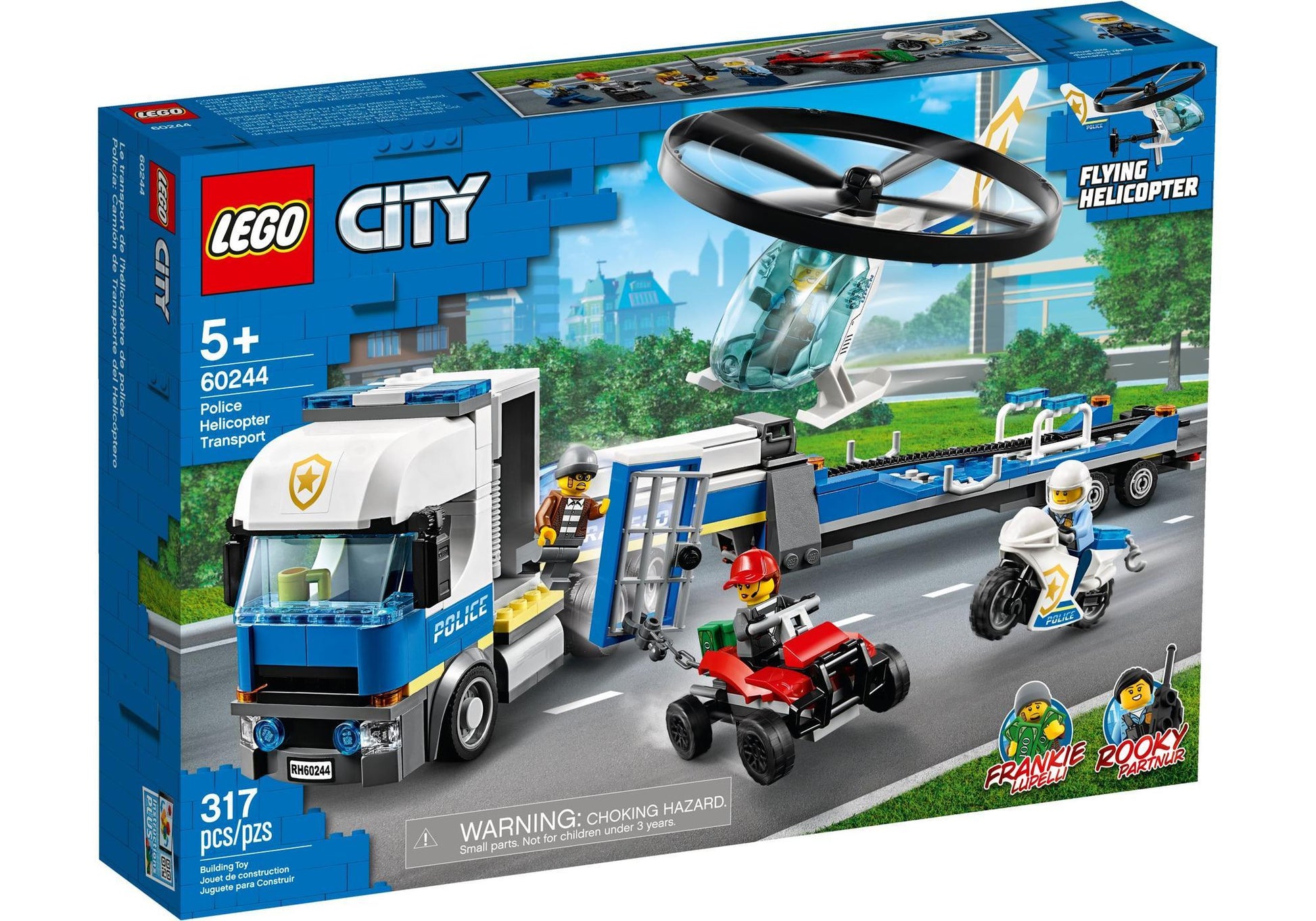 Lego 60244 City: Polizeihubschrauber-Transport - plegobil