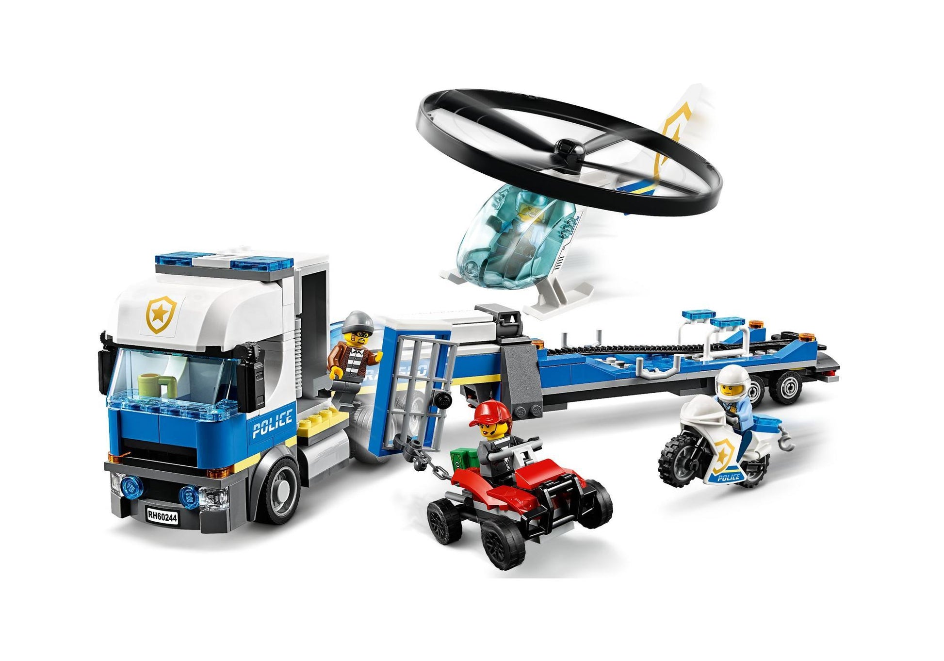 Lego 60244 City: Polizeihubschrauber-Transport - plegobil