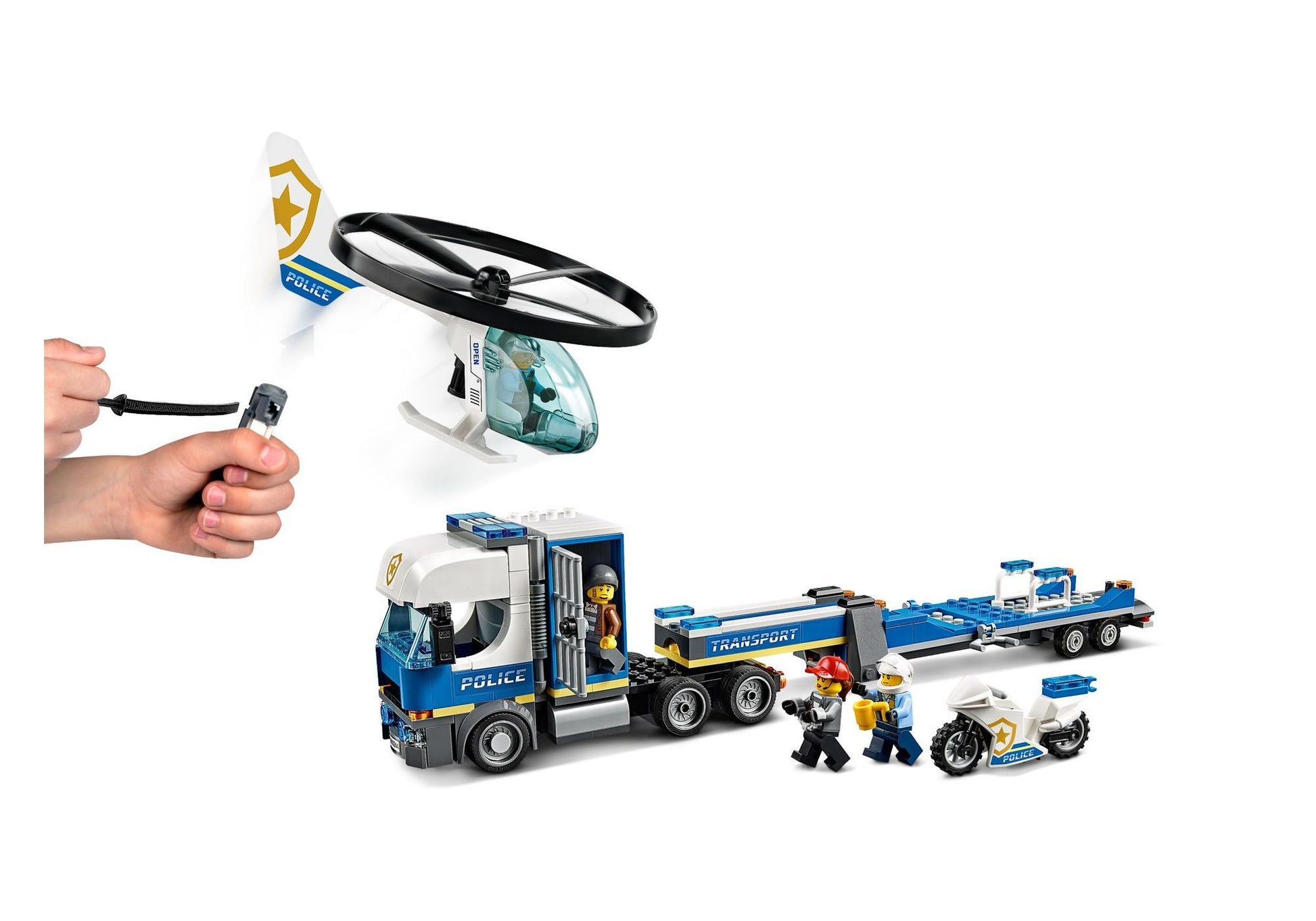 Lego 60244 City: Polizeihubschrauber-Transport - plegobil
