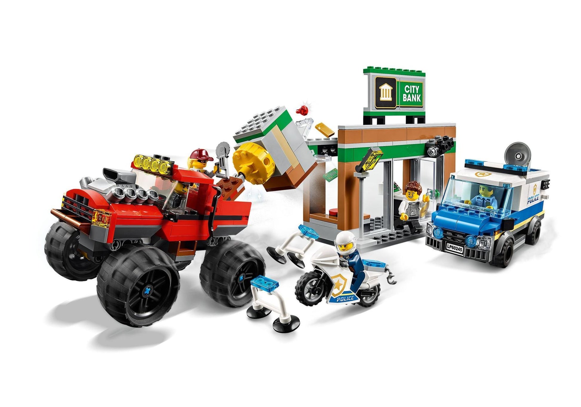 Lego 60245 City: Raubüberfall mit dem Monster-Truck - plegobil