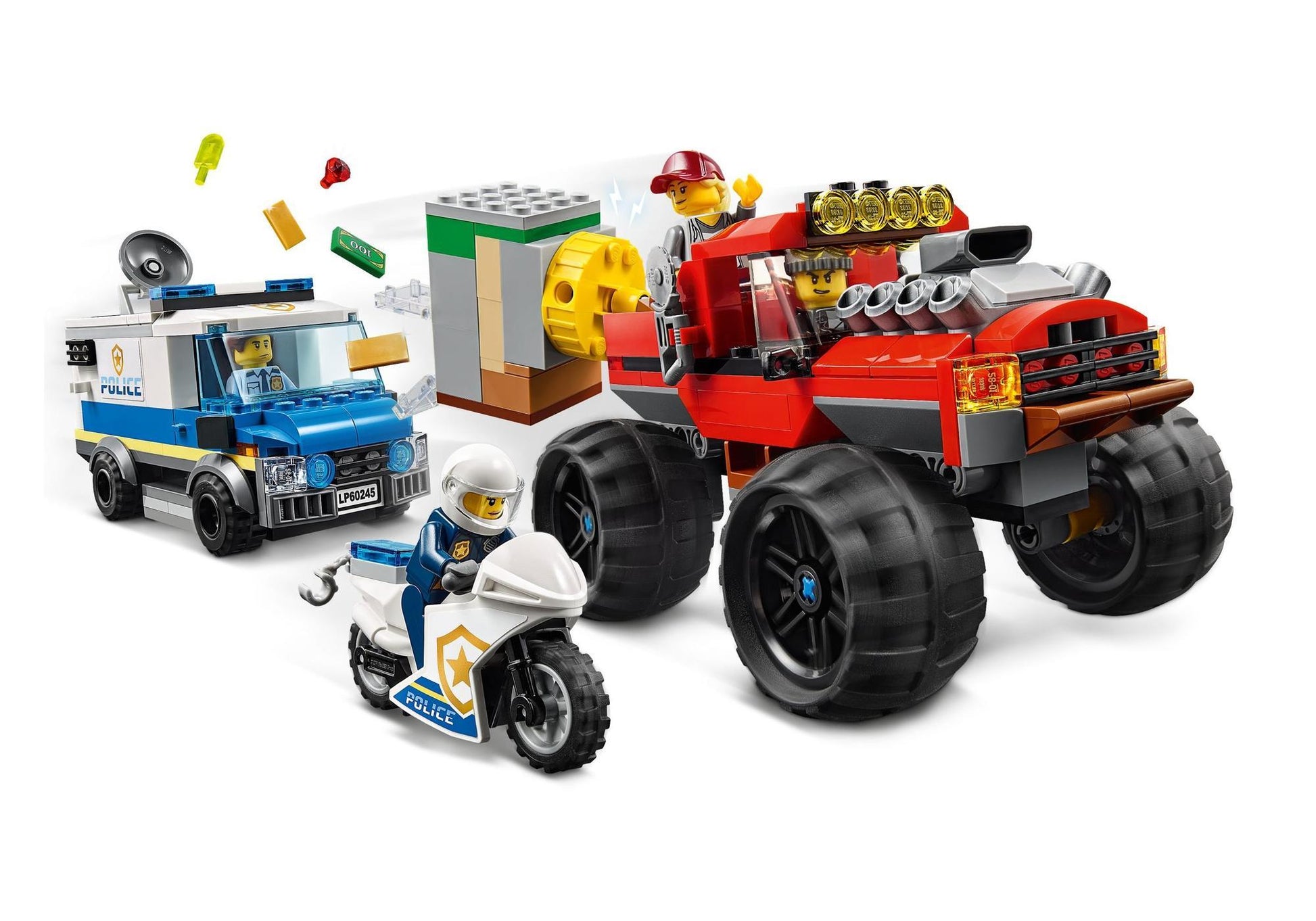 Lego 60245 City: Raubüberfall mit dem Monster-Truck - plegobil