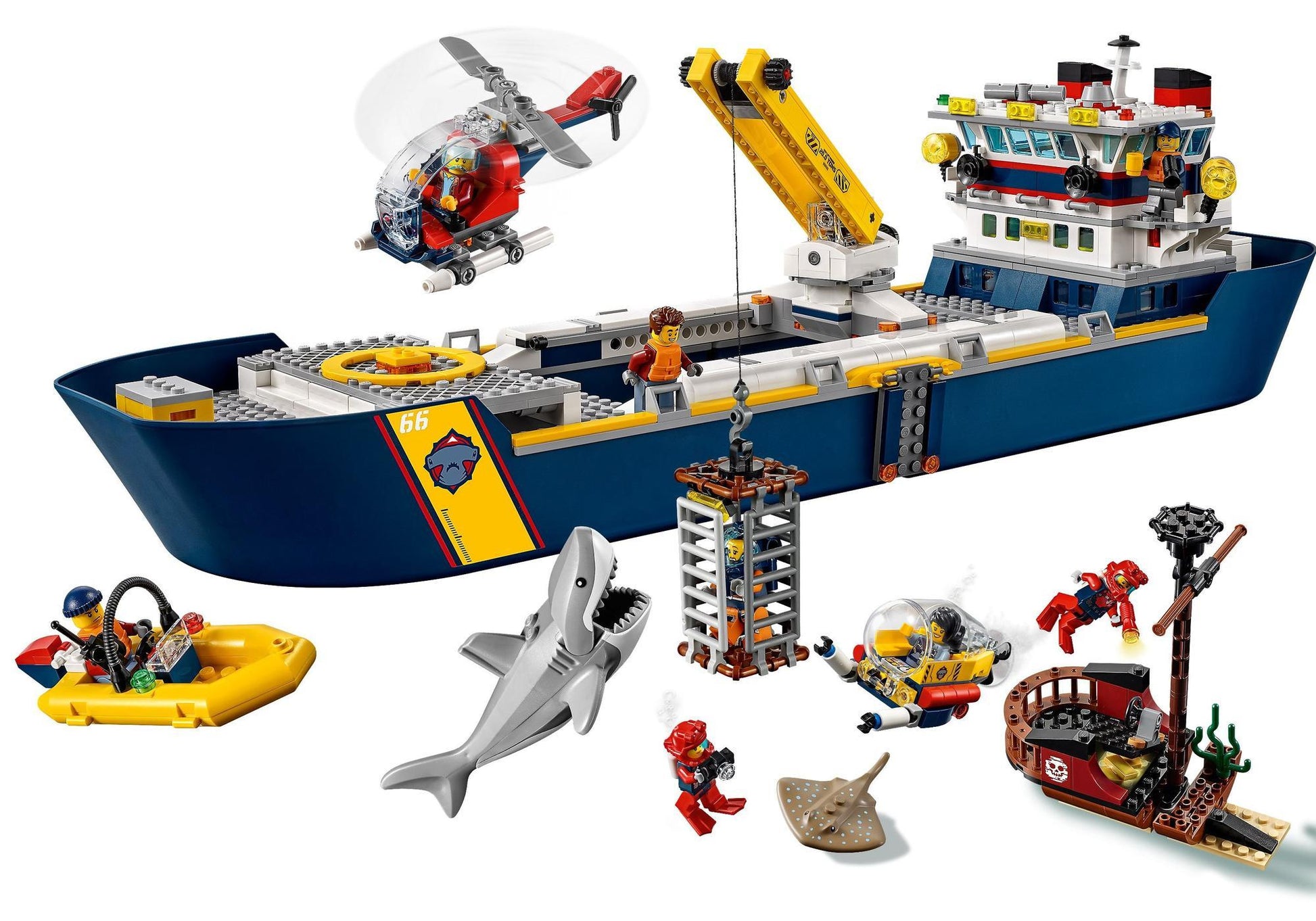 Lego 60266 City: Meeresforschungsschiff - plegobil