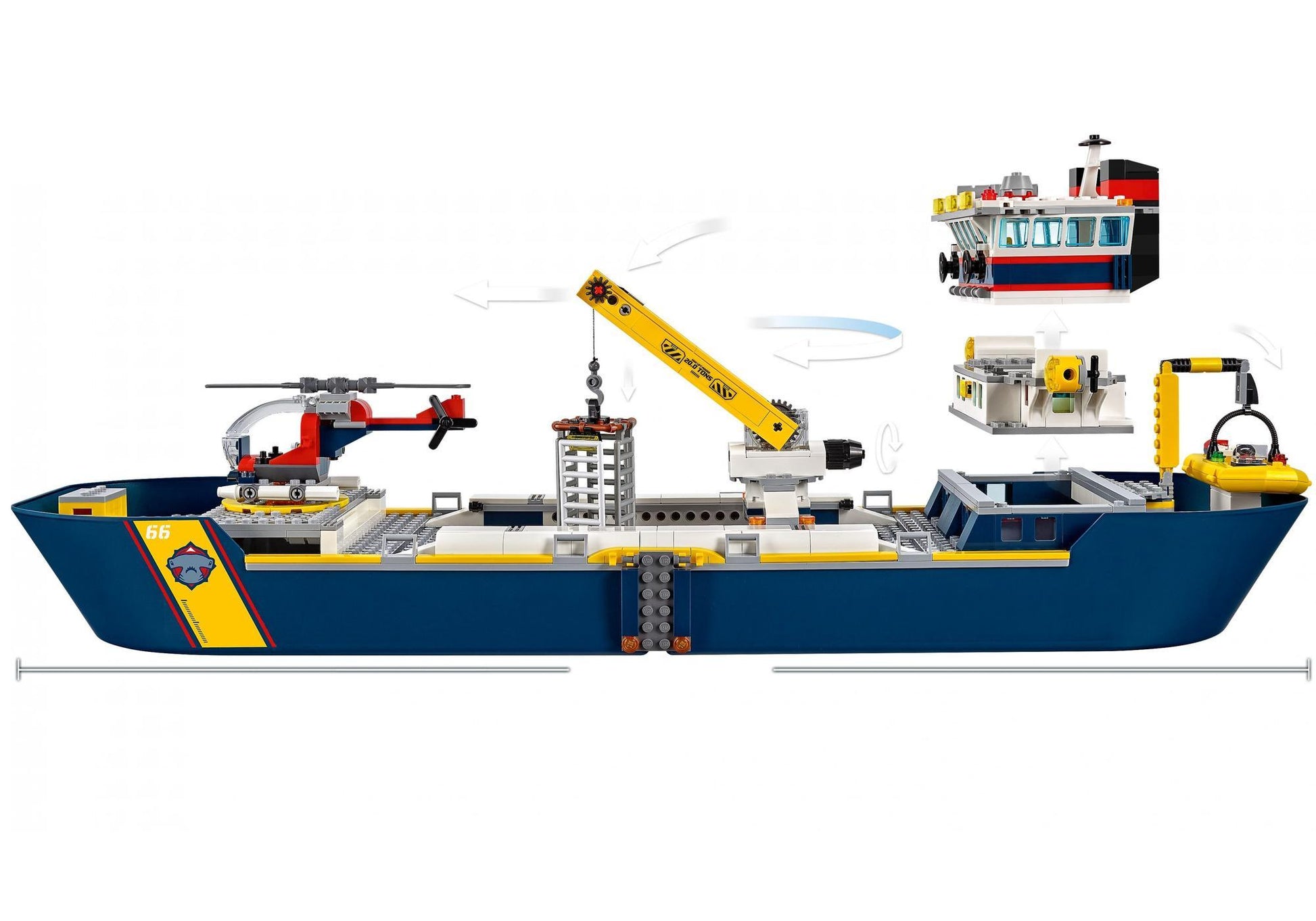 Lego 60266 City: Meeresforschungsschiff - plegobil