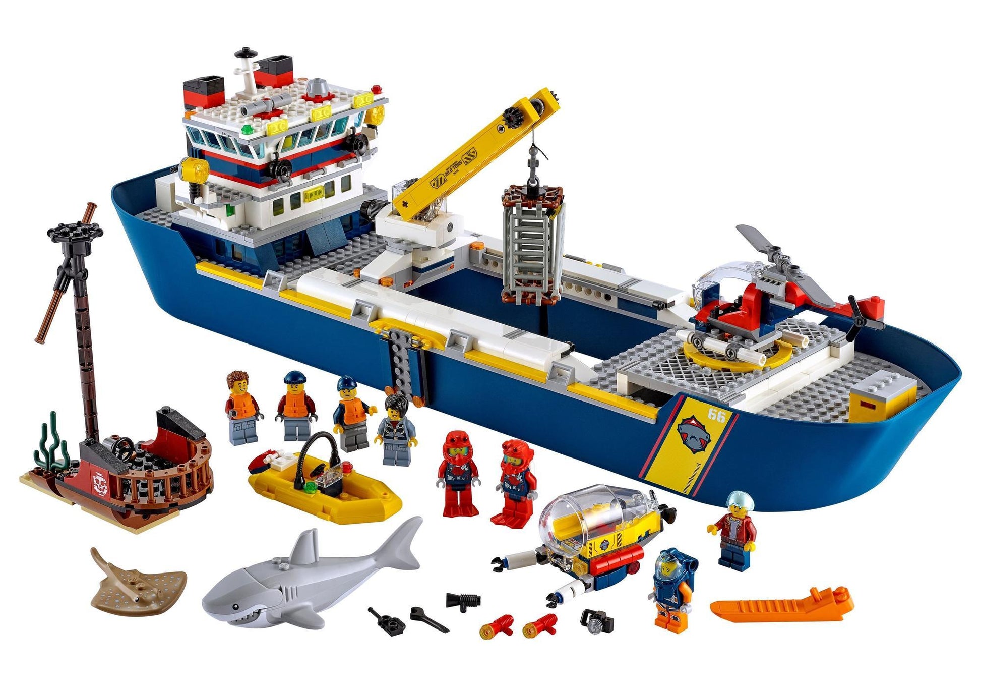 Lego 60266 City: Meeresforschungsschiff - plegobil