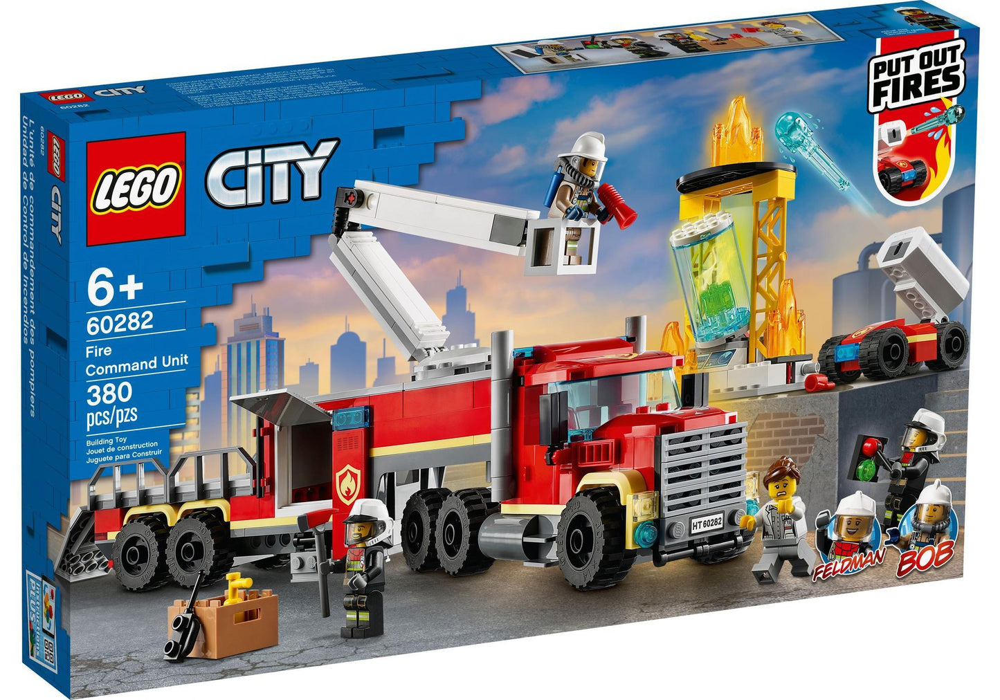 Lego 60282 City: Mobile Feuerwehreinsatzzentrale - plegobil