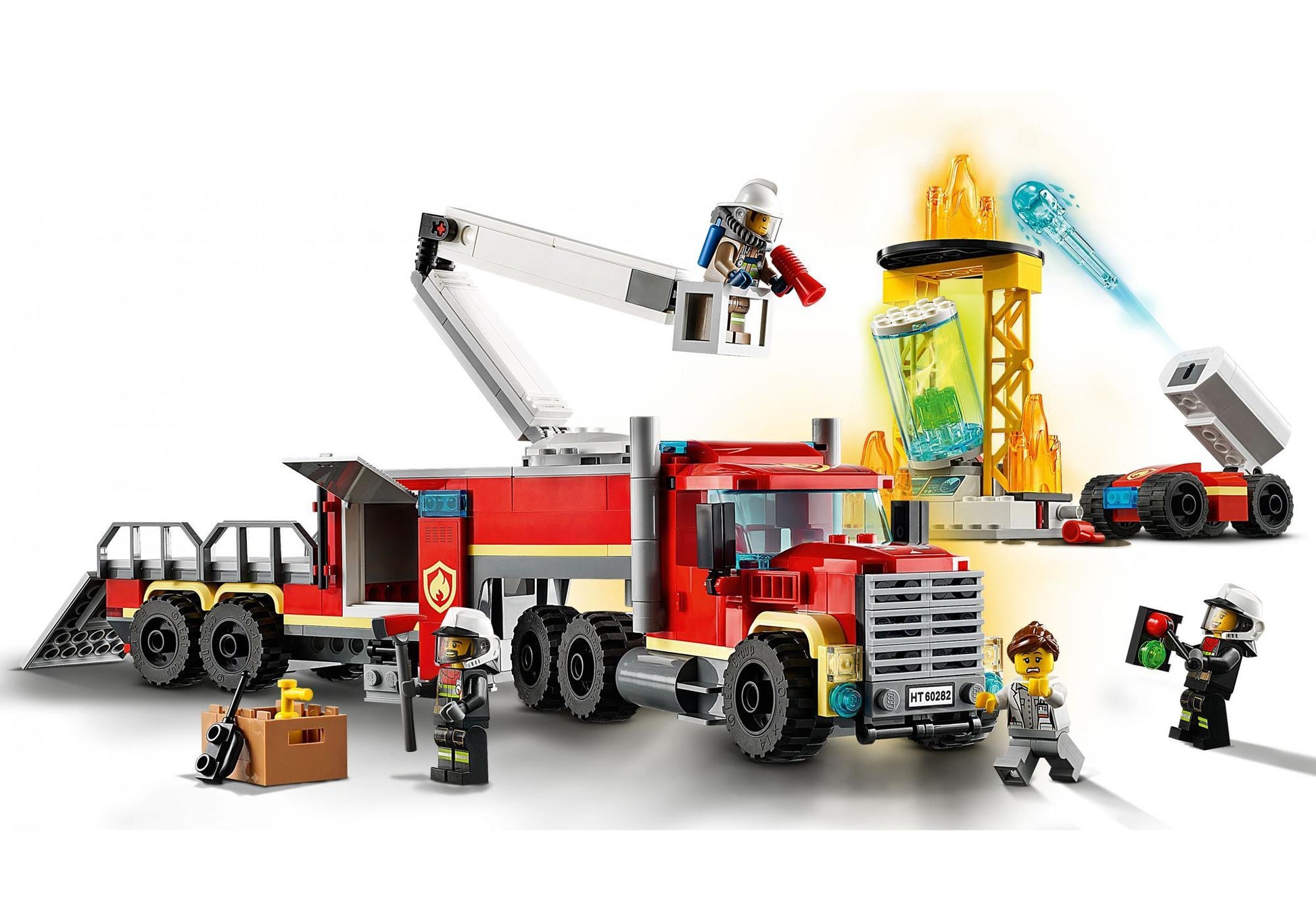 Lego 60282 City: Mobile Feuerwehreinsatzzentrale - plegobil