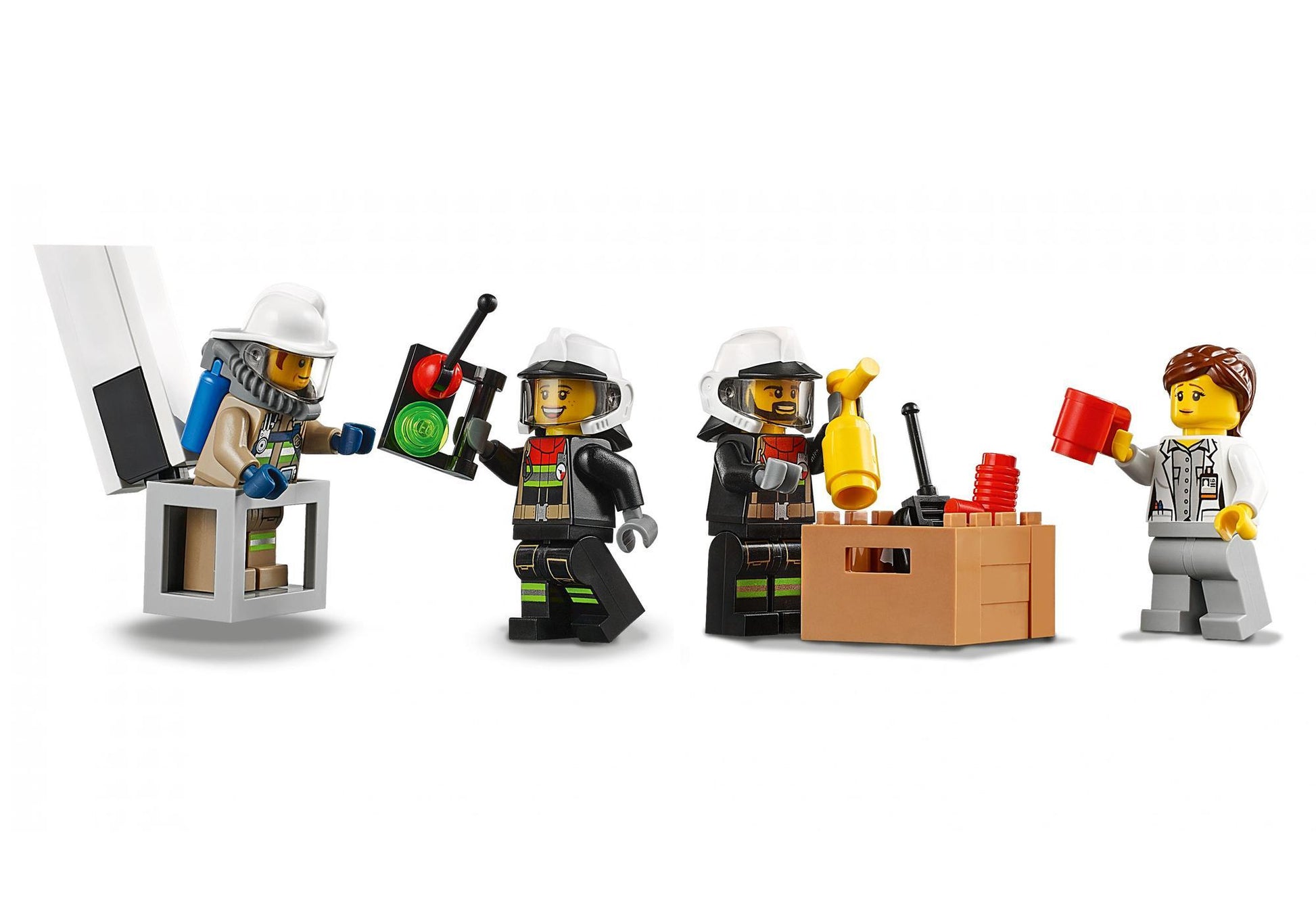 Lego 60282 City: Mobile Feuerwehreinsatzzentrale - plegobil