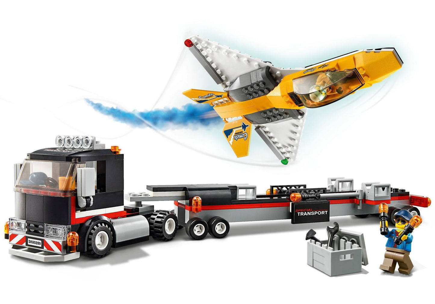 Lego 60289 City: Flugshow-Jet-Transporter - plegobil
